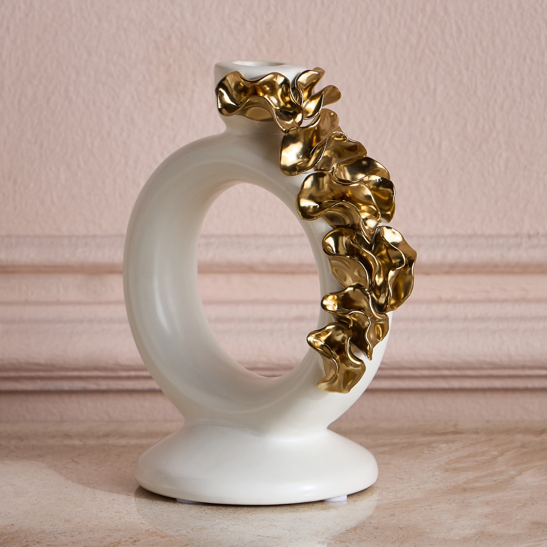 Lotus Taper Candleholder-household-decor-candleholdersandlanterns-image-4