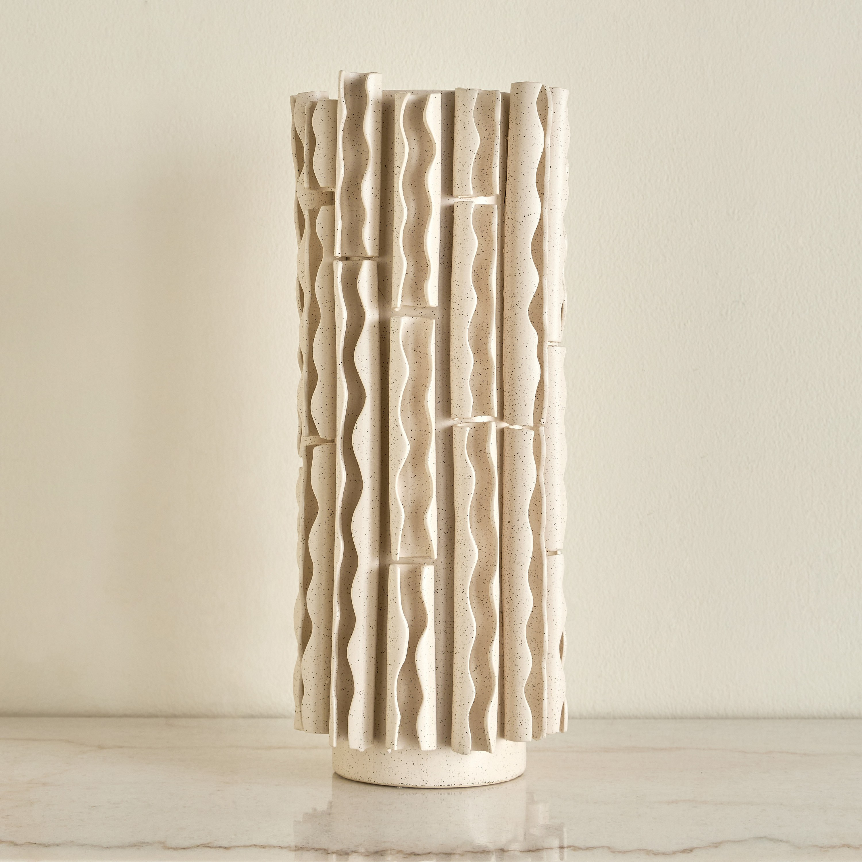 مزهرية سيراميك - ليورا - 47 سم-household-decor-vasesandbowls-image-1