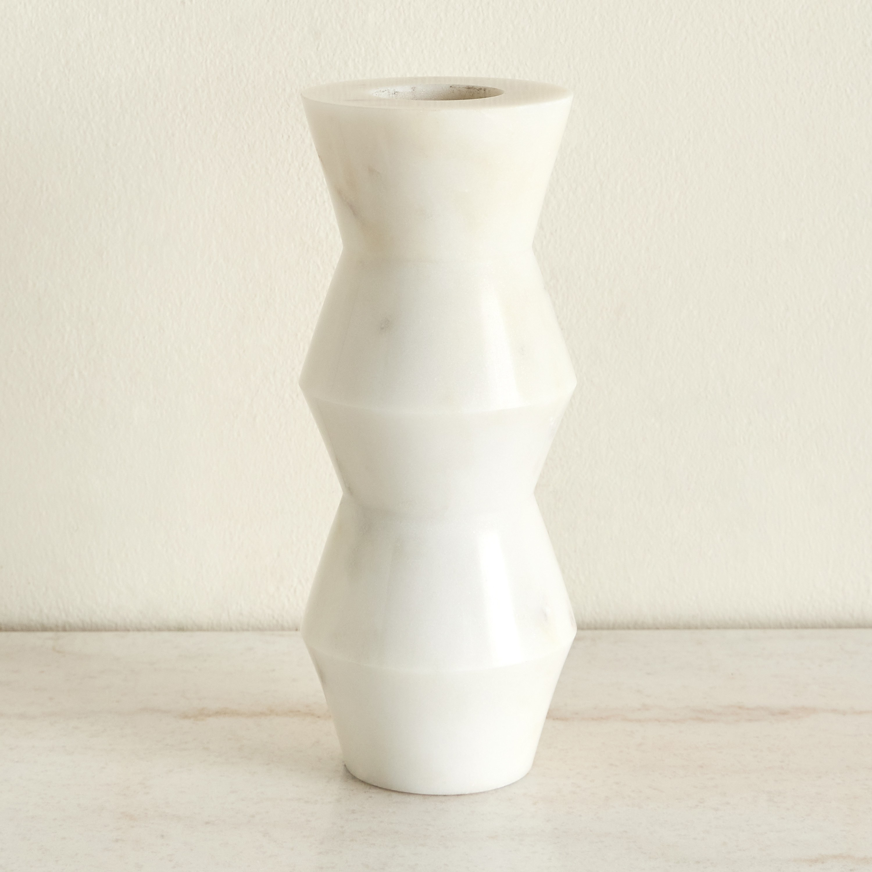Huda Sable Marble Vase -  11x11x31 cm-household-decor-vasesandbowls-image-1
