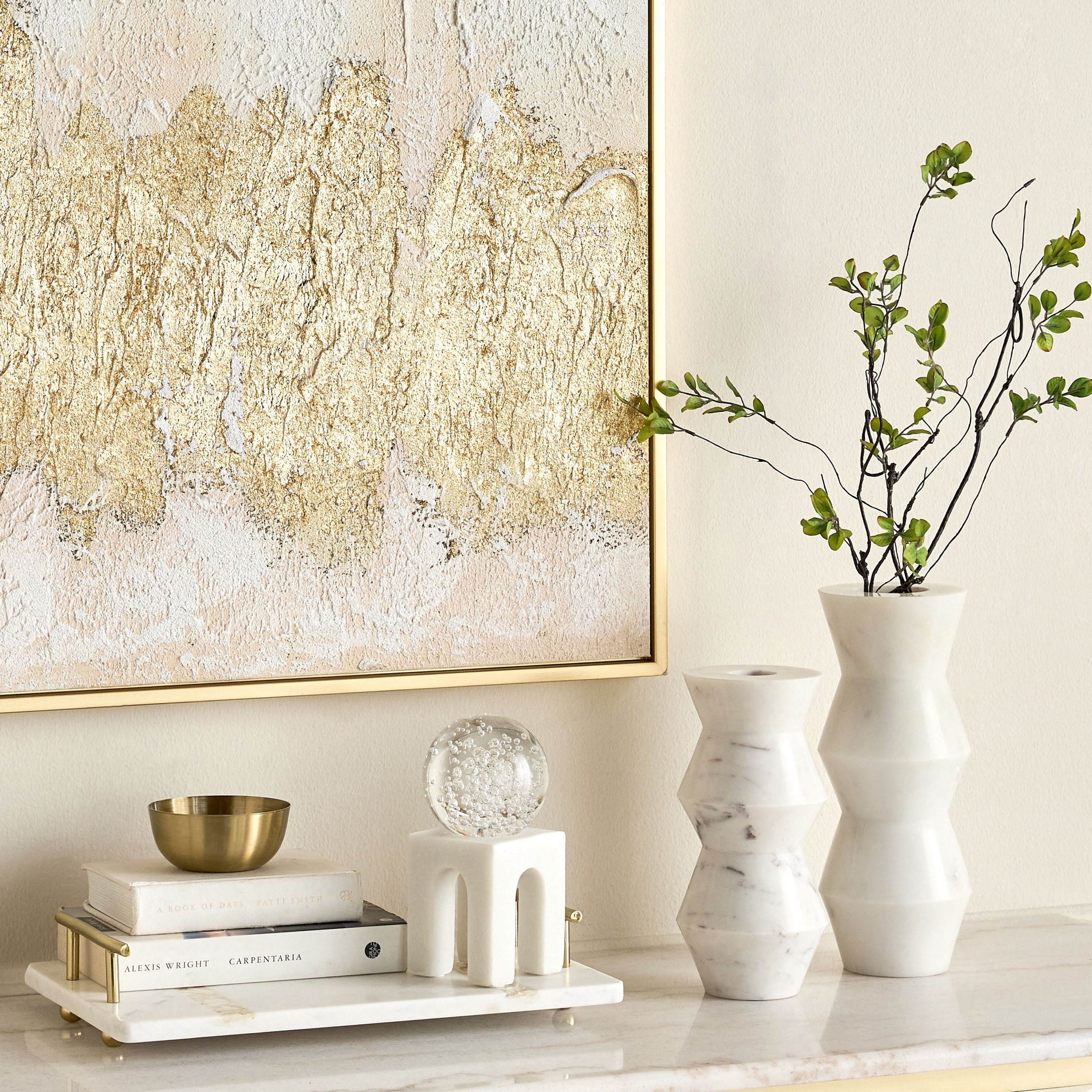 Huda Sable Marble Vase -  11x11x31 cm-household-decor-vasesandbowls-image-3