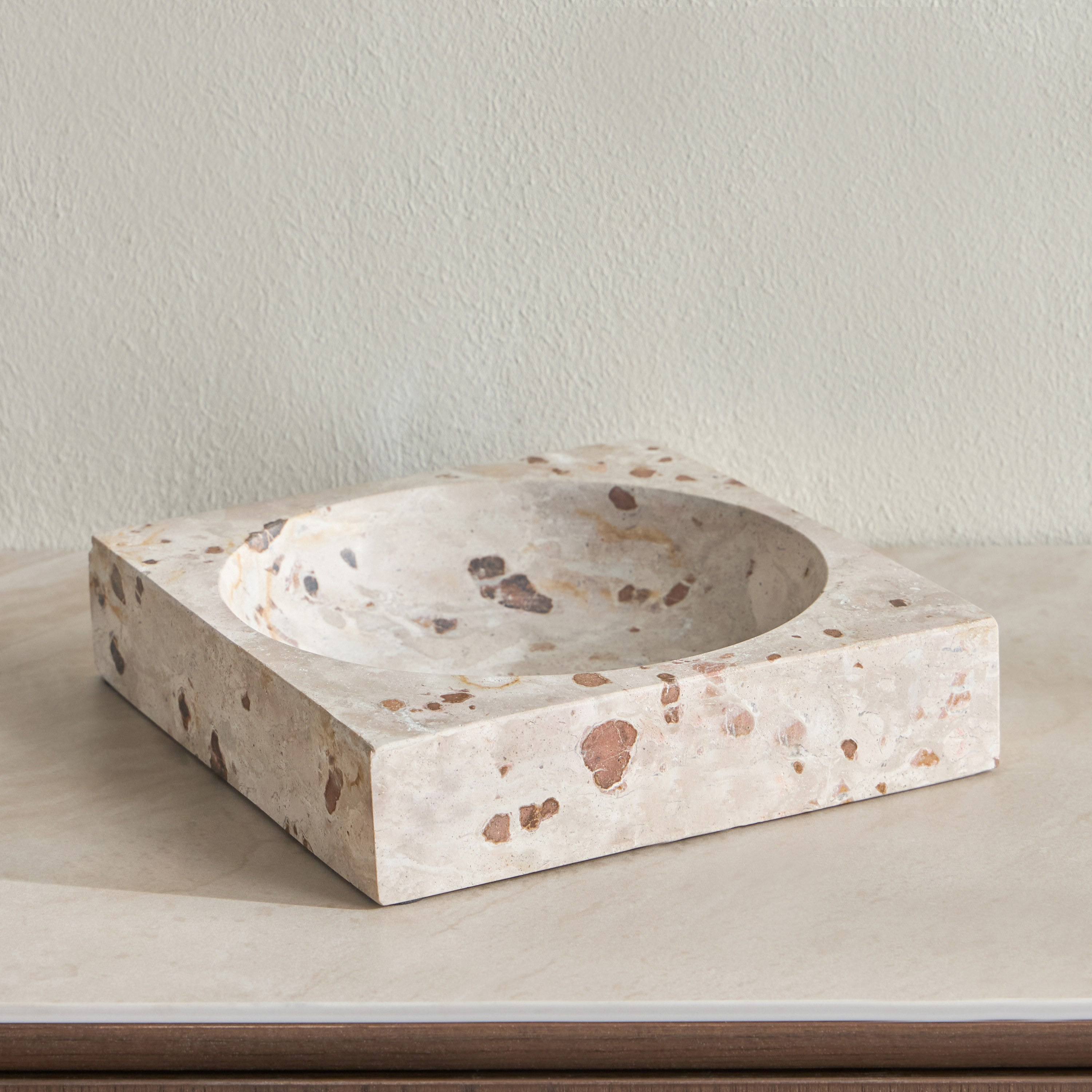 وعاء ديكور رخام - رها - 20 سم-household-decor-vasesandbowls-image-1