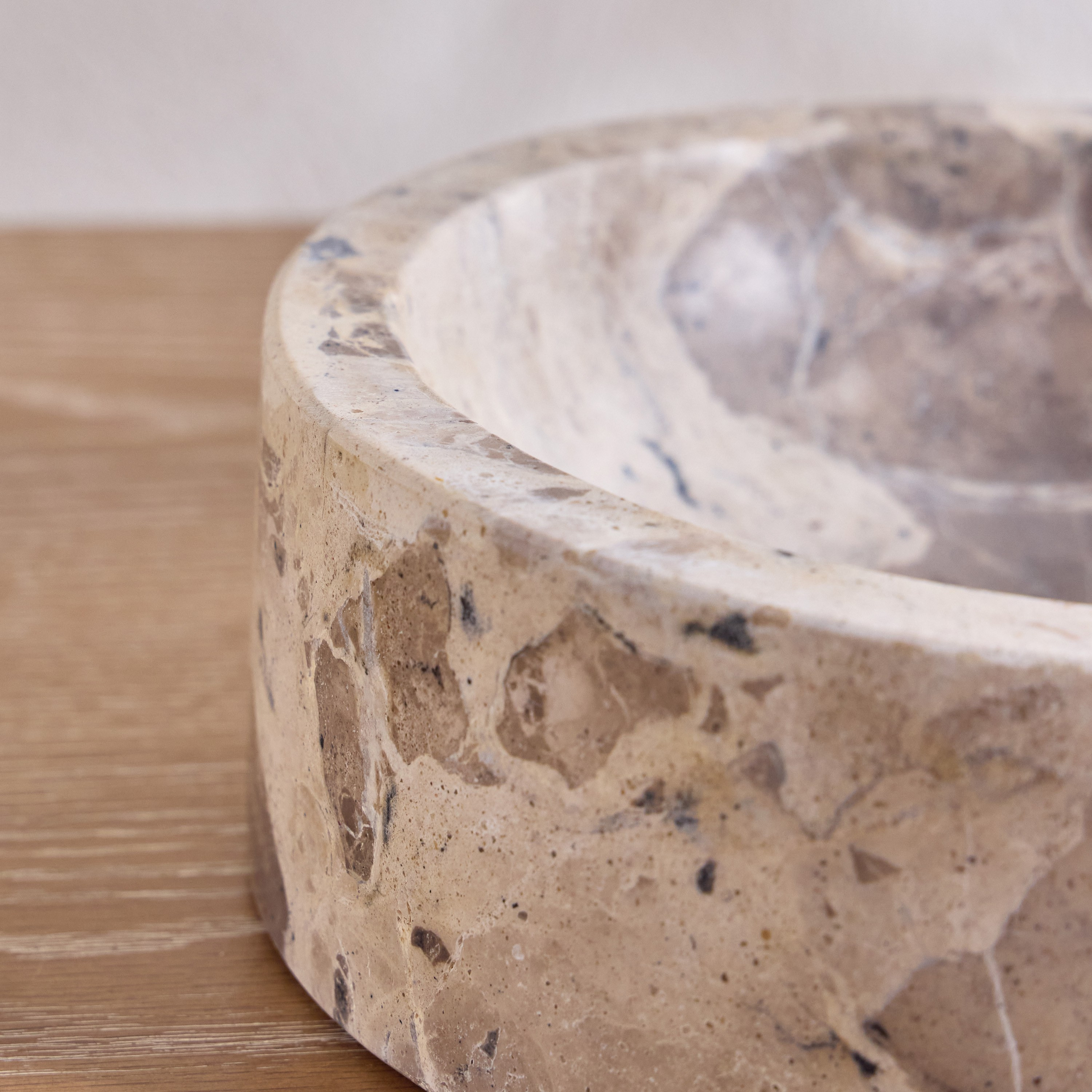 Raha Marble Decorative Bowl - 20 cm-household-decor-vasesandbowls-image-2