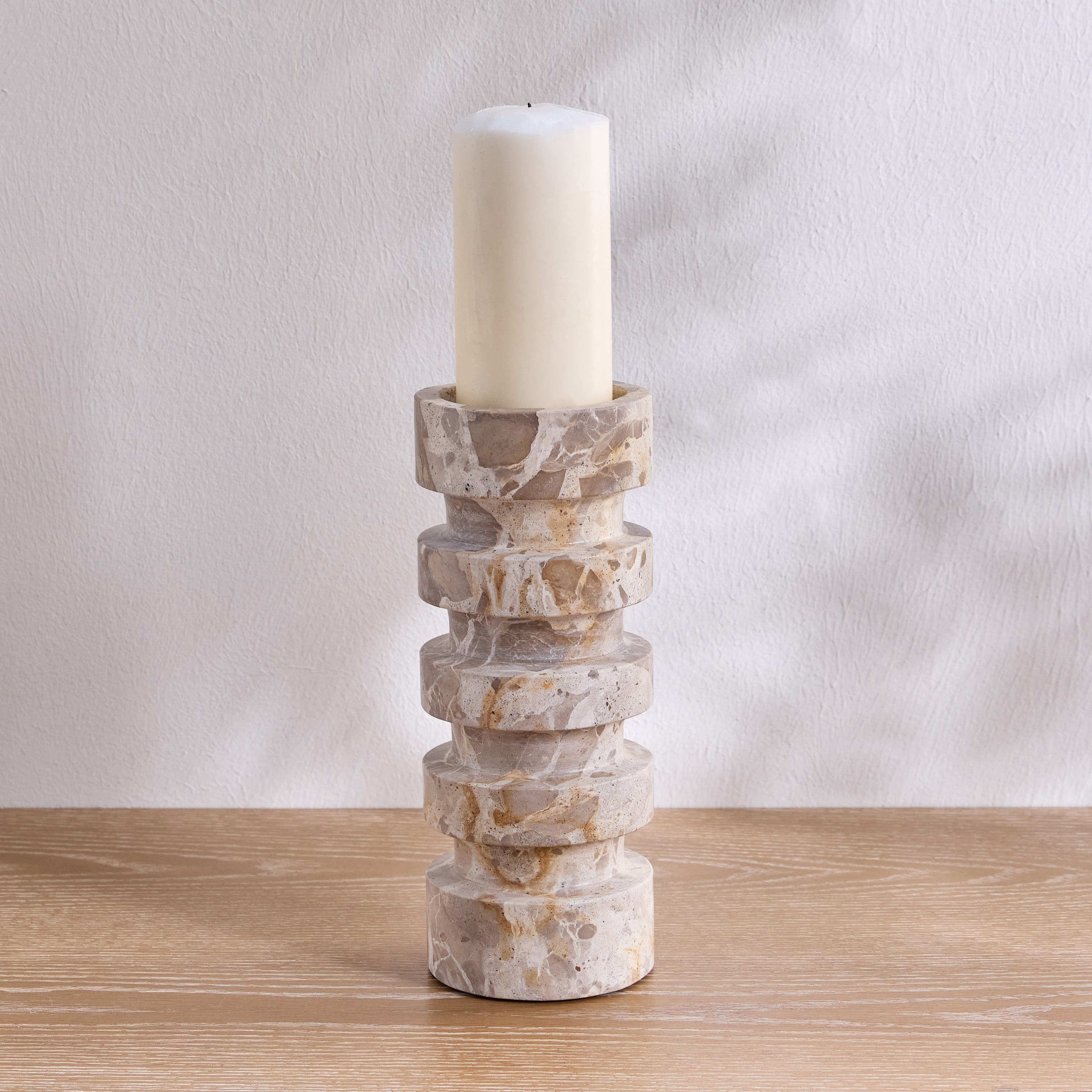 Raha Pillar Candleholder-household-decor-candleholdersandlanterns-image-1