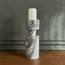 Nouf Voila Marble Pillar Candleholder - 28 cm-household-decor-candleholdersandlanterns-image-1
