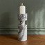 Nouf Voila Marble Pillar Candleholder - 28 cm-household-decor-candleholdersandlanterns-image-2
