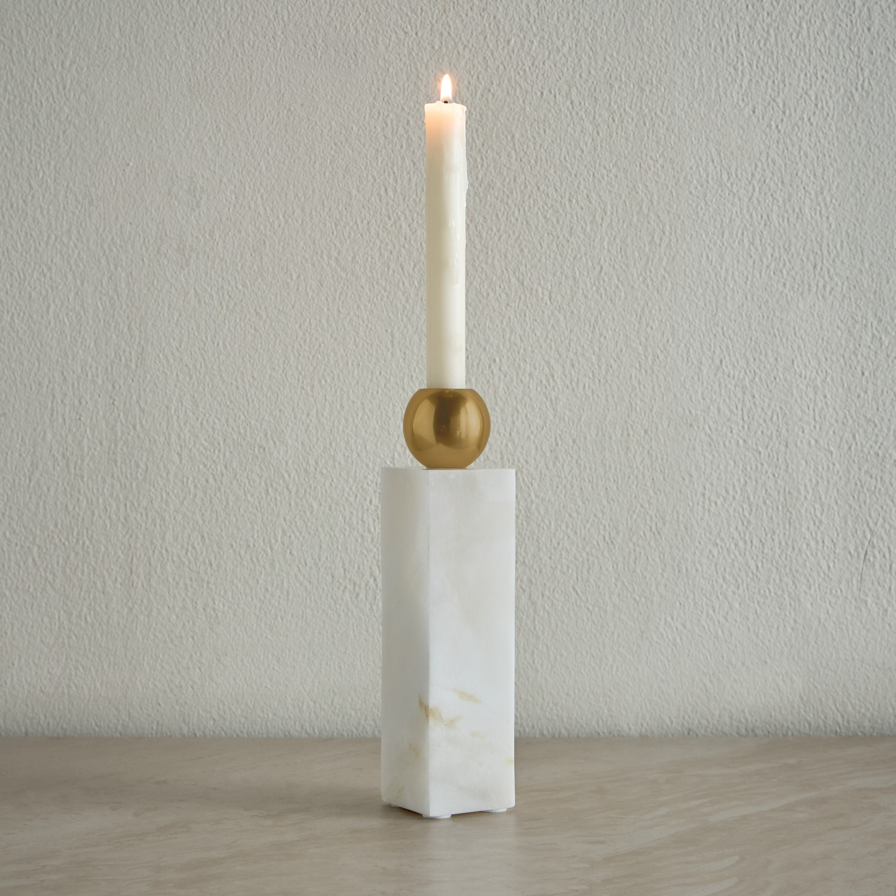 Huda Alabastar Taper Candleholder-household-decor-candleholdersandlanterns-image-2