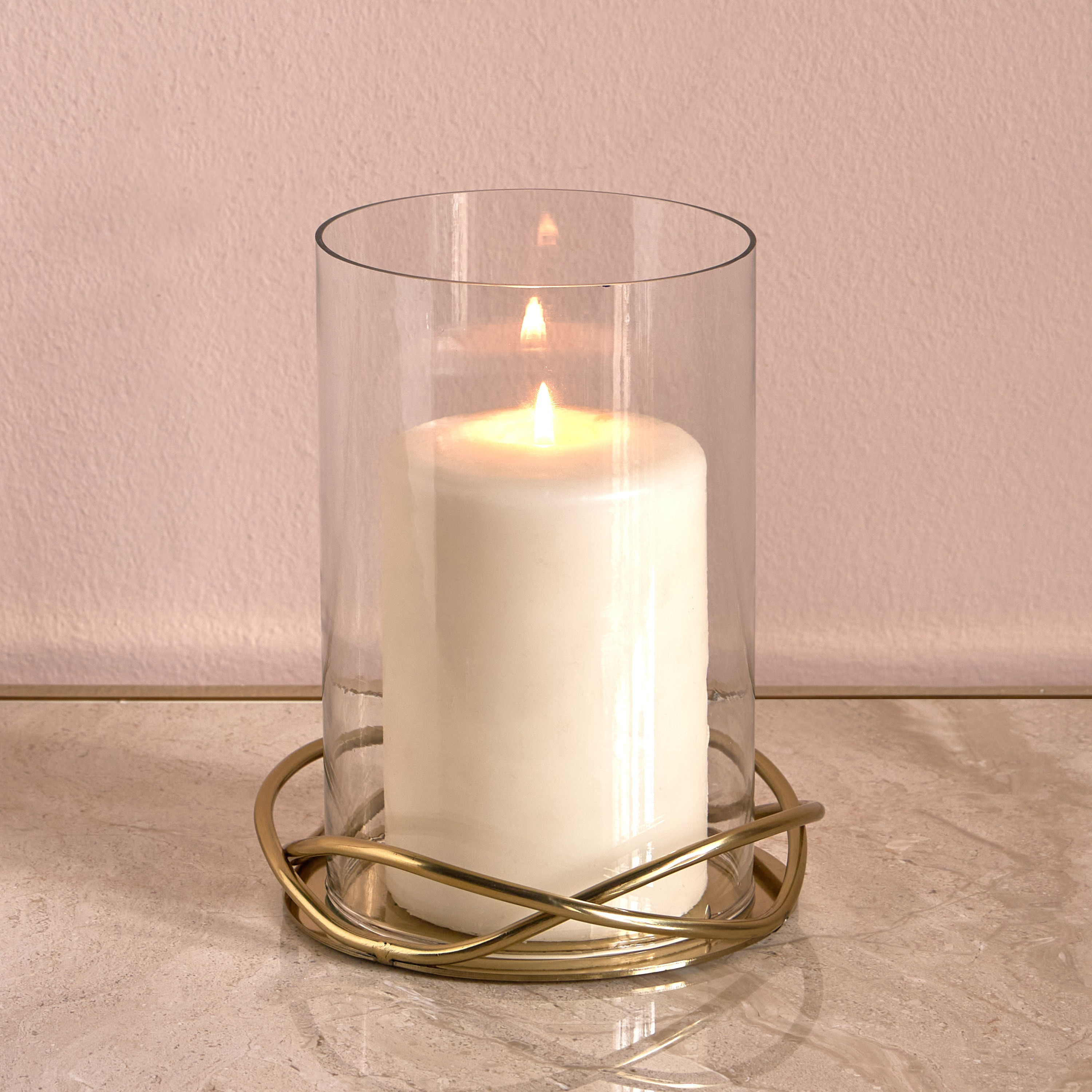 Lotus Huda Swirl Hurricane Candleholder-household-decor-candleholdersandlanterns-image-2
