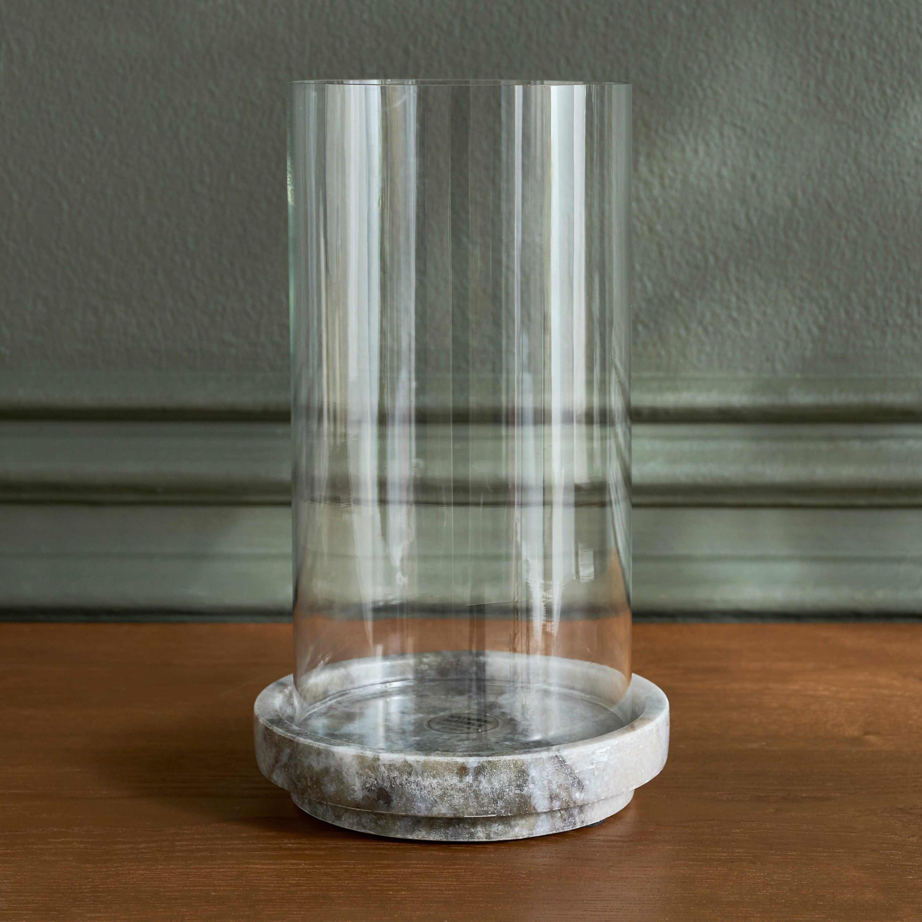 Nouf Voila Marble Hurricane Candleholder - 22 cm-household-decor-candleholdersandlanterns-image-3