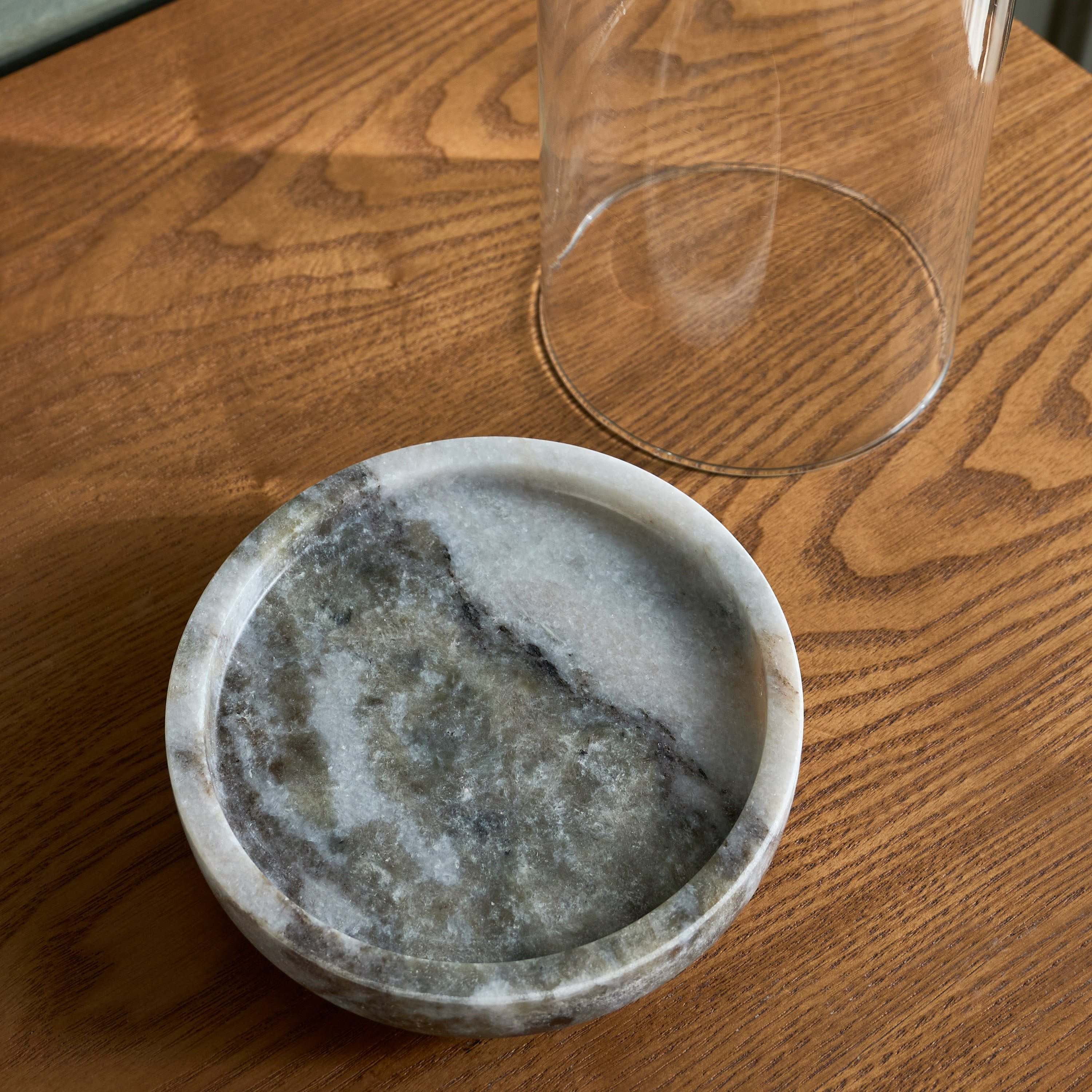 Nouf Voila Marble Hurricane Candleholder - 22 cm-household-decor-candleholdersandlanterns-image-4