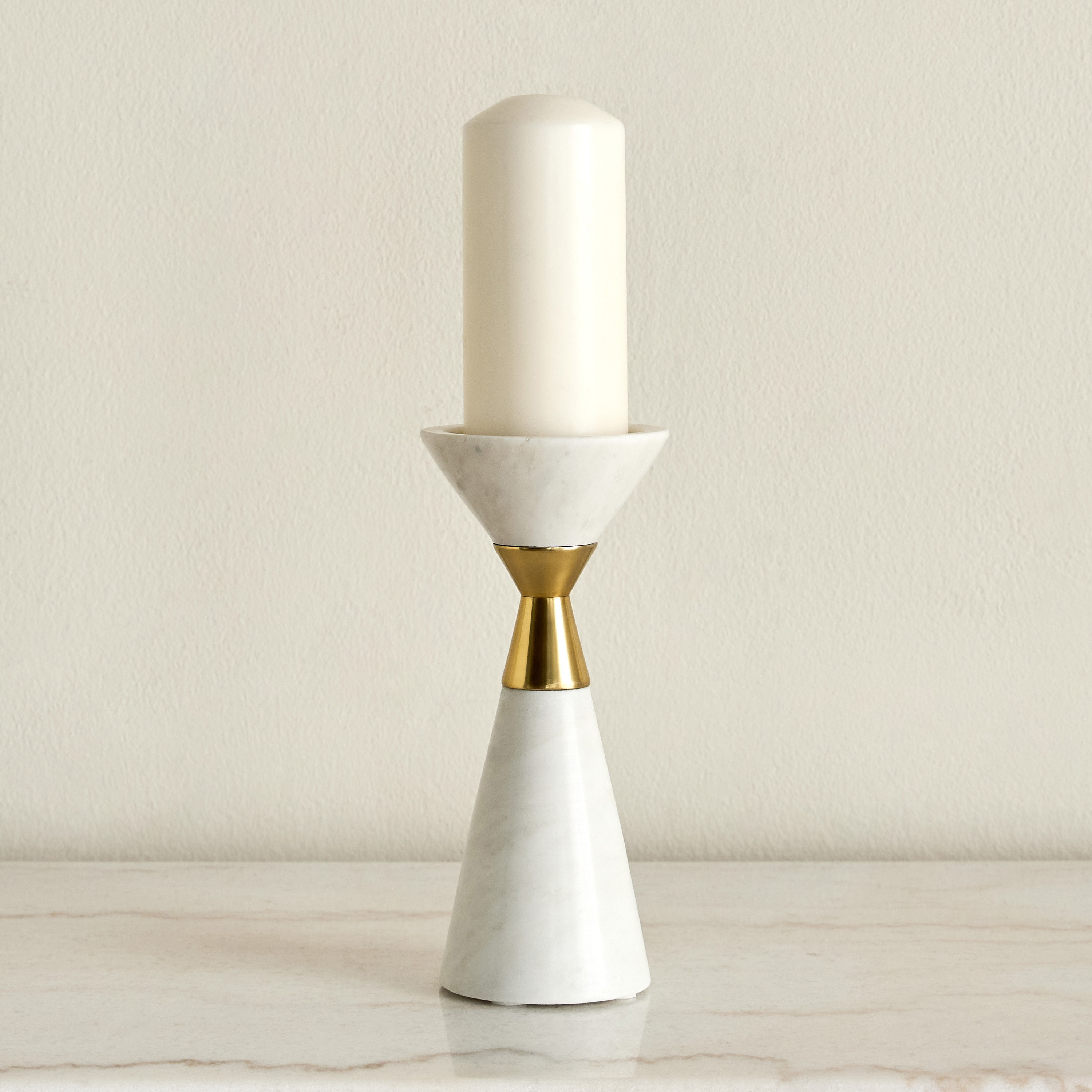 Huda Sable Taper Candleholder-household-decor-candleholdersandlanterns-image-1