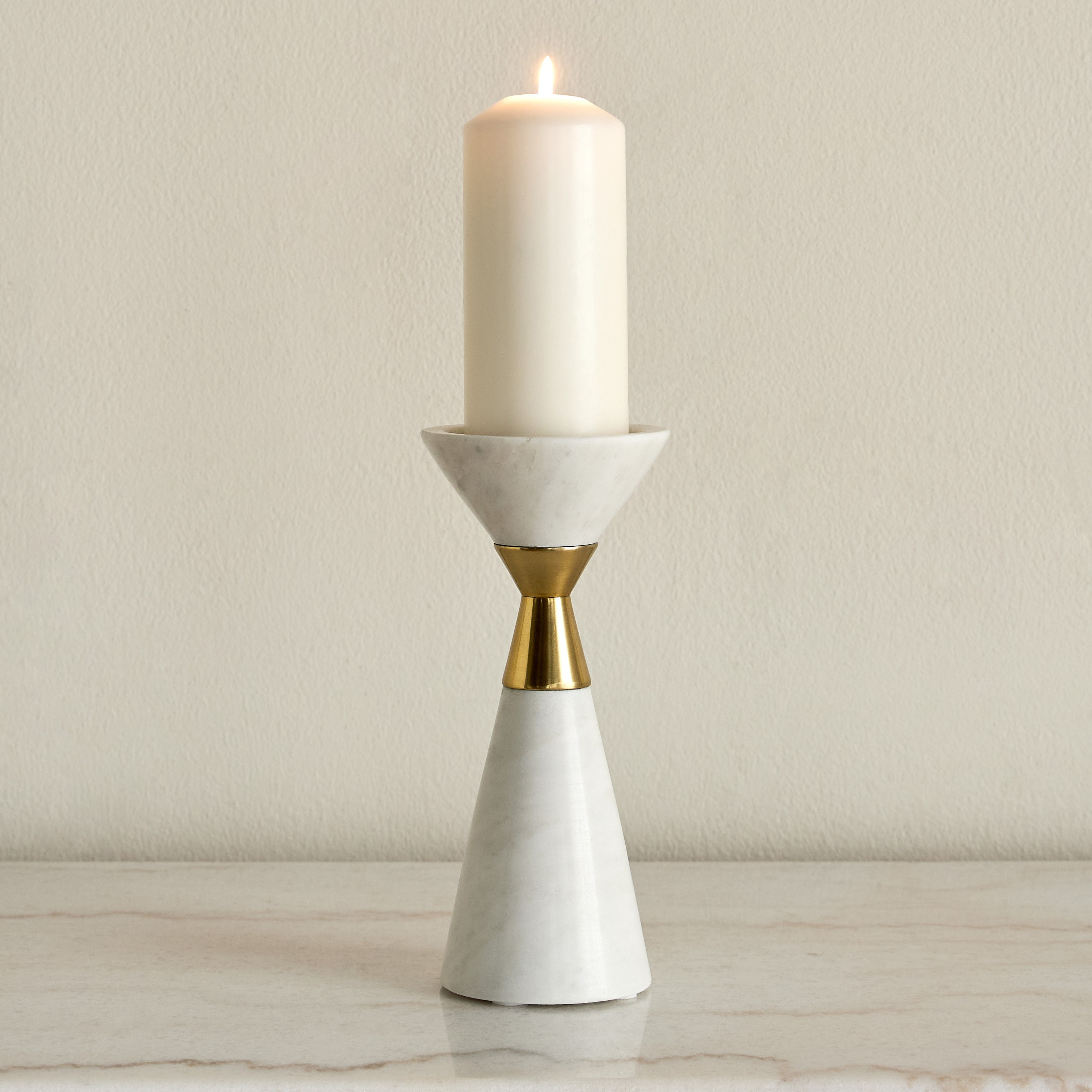 Huda Sable Taper Candleholder-household-decor-candleholdersandlanterns-image-2