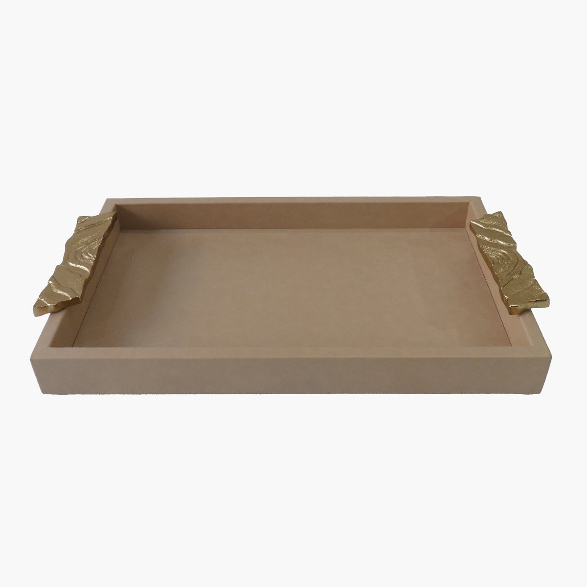 صينية ديكور جلد صناعي - دارا - 40 سم-household-decor-boxesandtrays-image-1