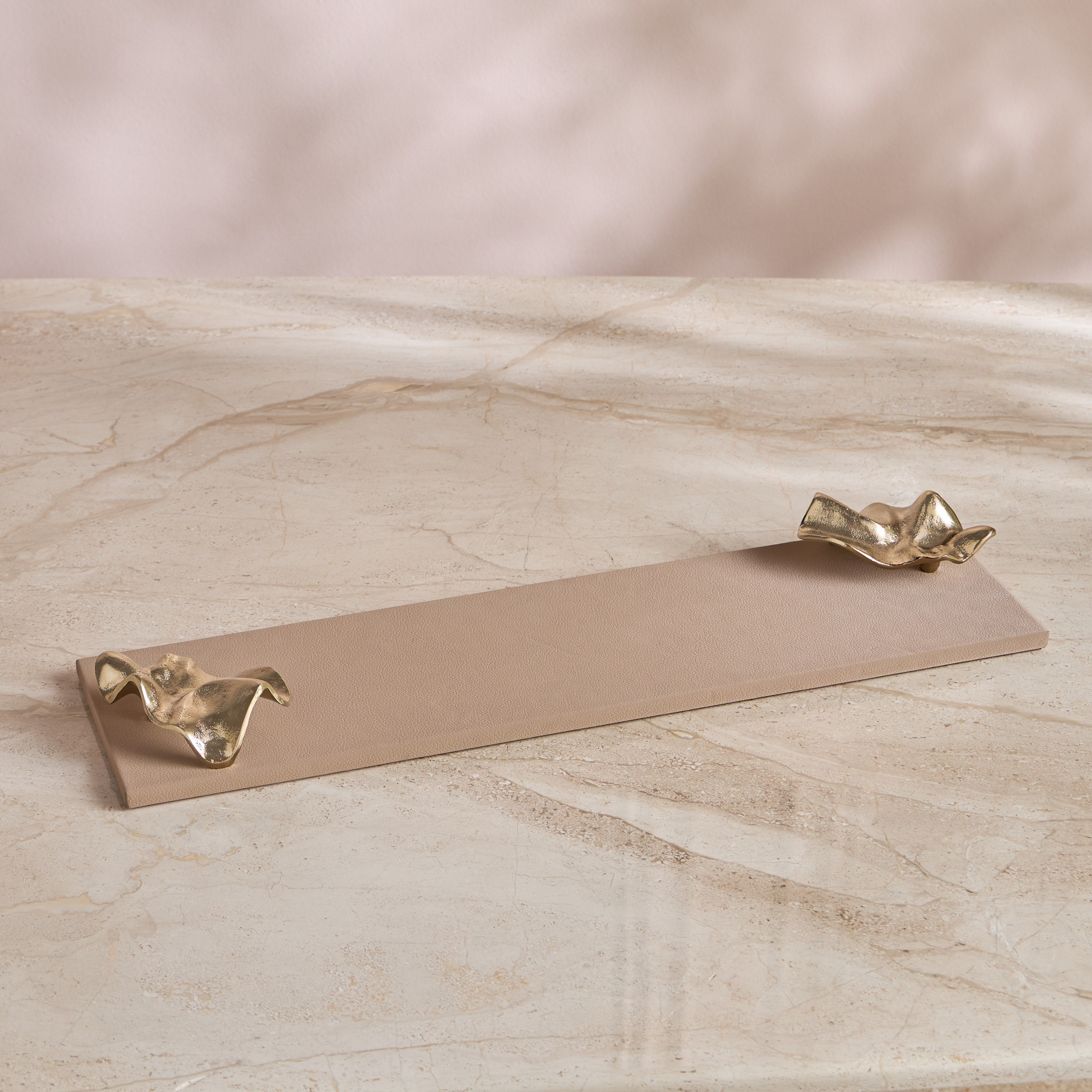 Lotus Decorative Tray-household-decor-boxesandtrays-image-1