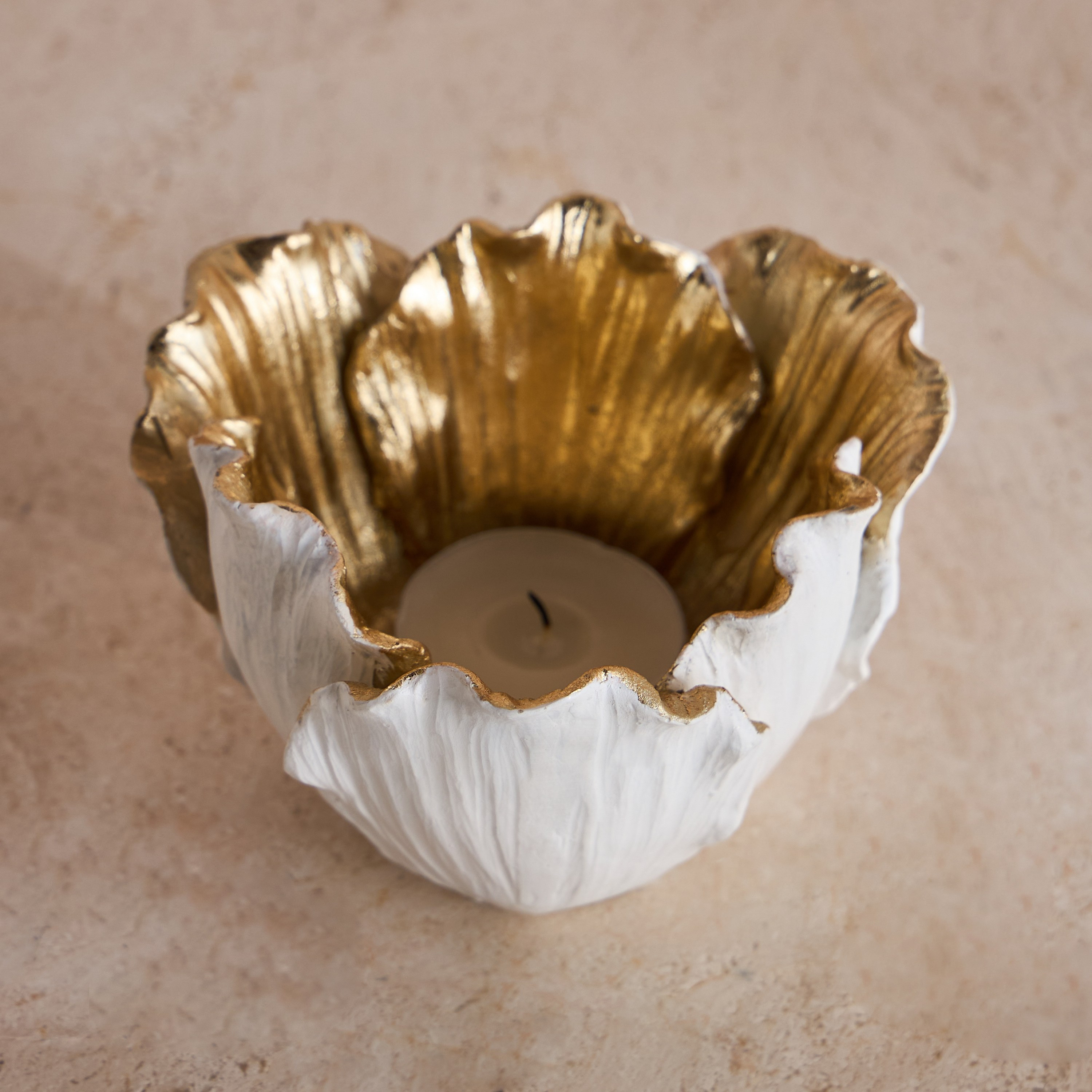 Lotus Flower Tealight Candleholder-household-decor-candleholdersandlanterns-image-4