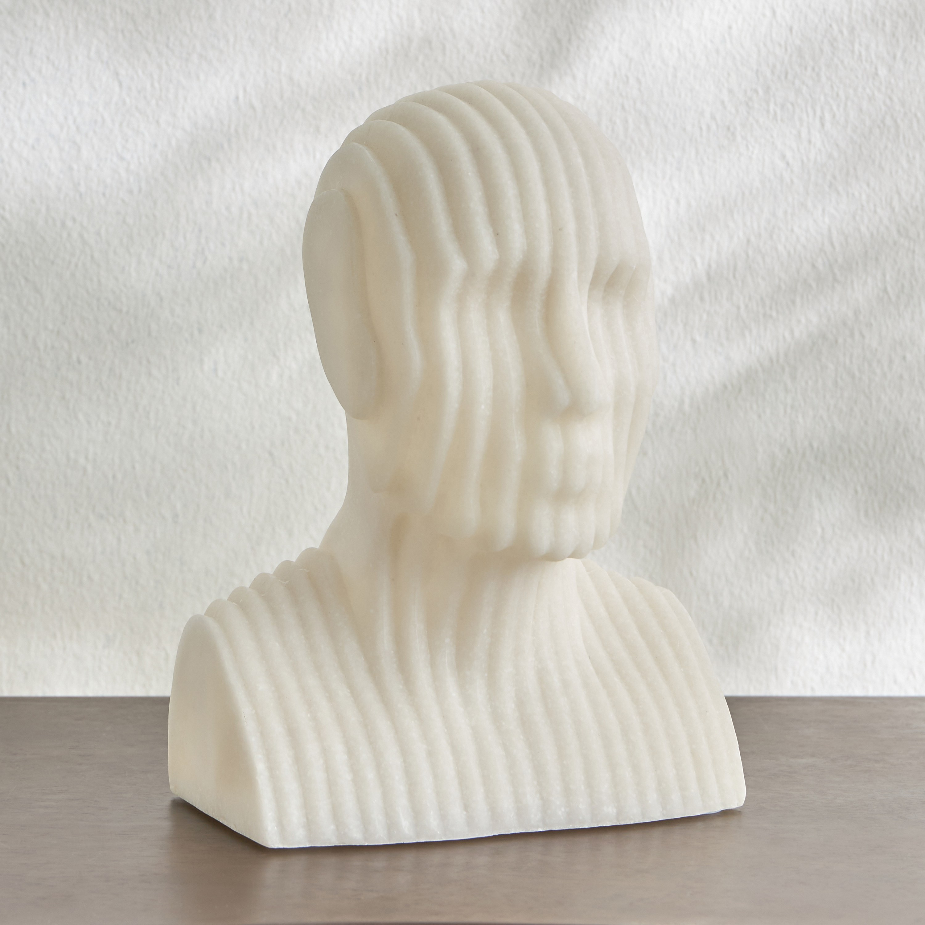 Marcus Face Resin Decorative Accent - 24 cm