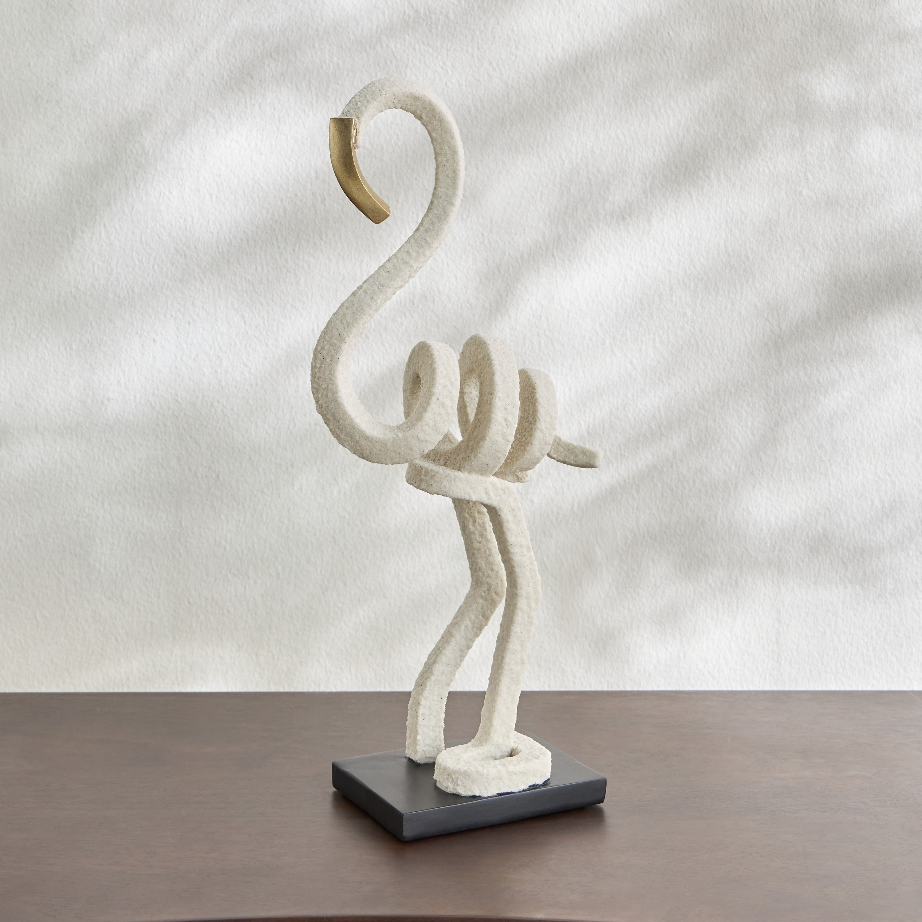 Nova Flamingo Resin Decorative Accent - 42 cm-household-decor-decorativeobjectsandsculptures-image-1