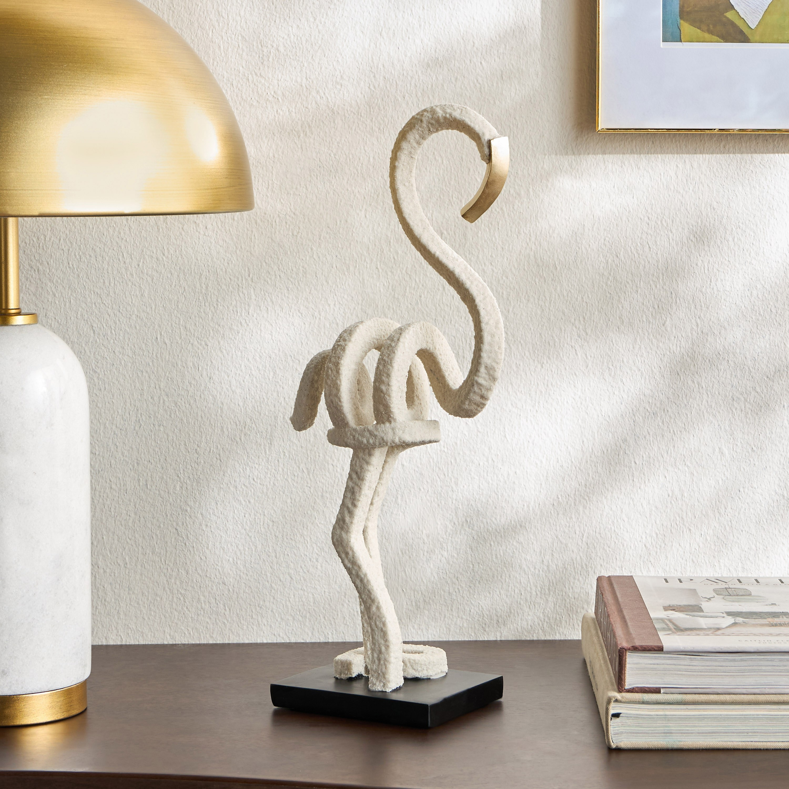 Nova Flamingo Resin Decorative Accent - 42 cm-household-decor-decorativeobjectsandsculptures-image-4
