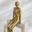 Gaul Sitting Figure A Resin Decorative Accent - 42 cm-household-decor-decorativeobjectsandsculptures-image-2