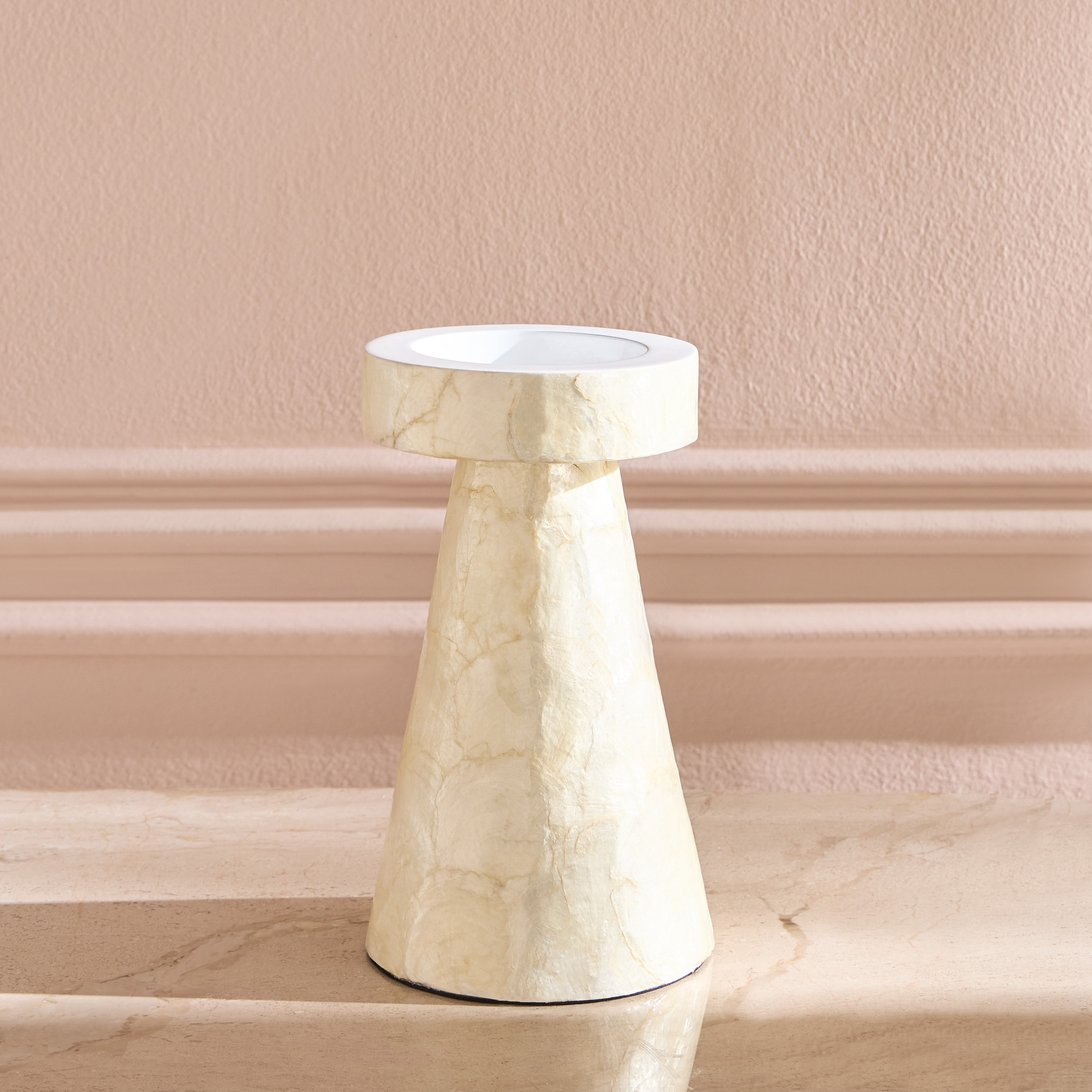 Lotus Eudora Pillar Candleholder-household-decor-candleholdersandlanterns-image-1