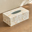 علبة مناديل صدف كابيز أثينا 26 سم - فاطمة-household-decor-boxesandtrays-image-3