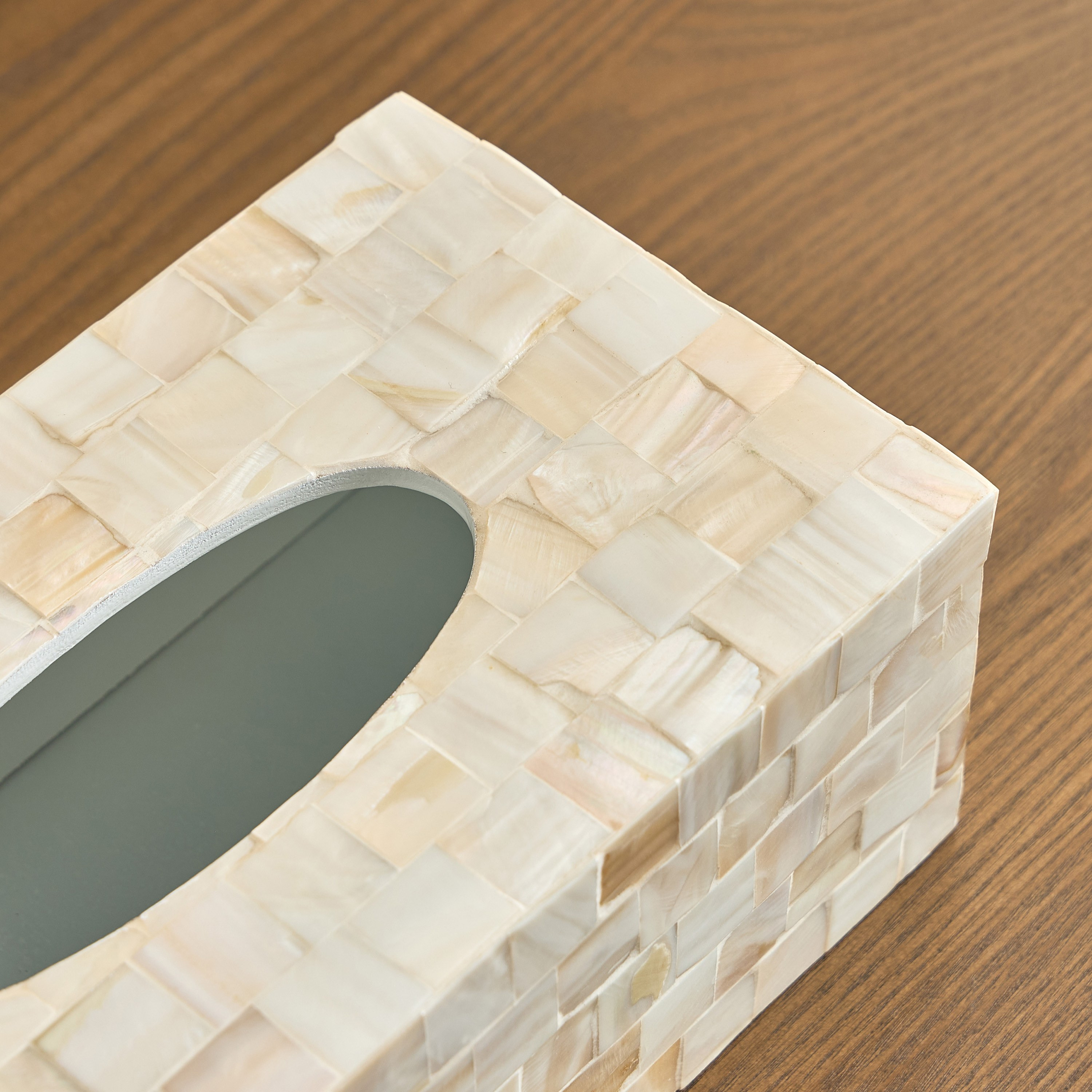 علبة مناديل صدف كابيز أثينا 26 سم - فاطمة-household-decor-boxesandtrays-image-3