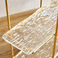 صحن ديكور طبقتين زجاج فروست - هدى - 25 سم-household-decor-boxesandtrays-image-2