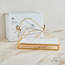 Huda Abstract Loop Ceramic Decorative Platter - 21x47 cm-household-decor-boxesandtrays-image-5