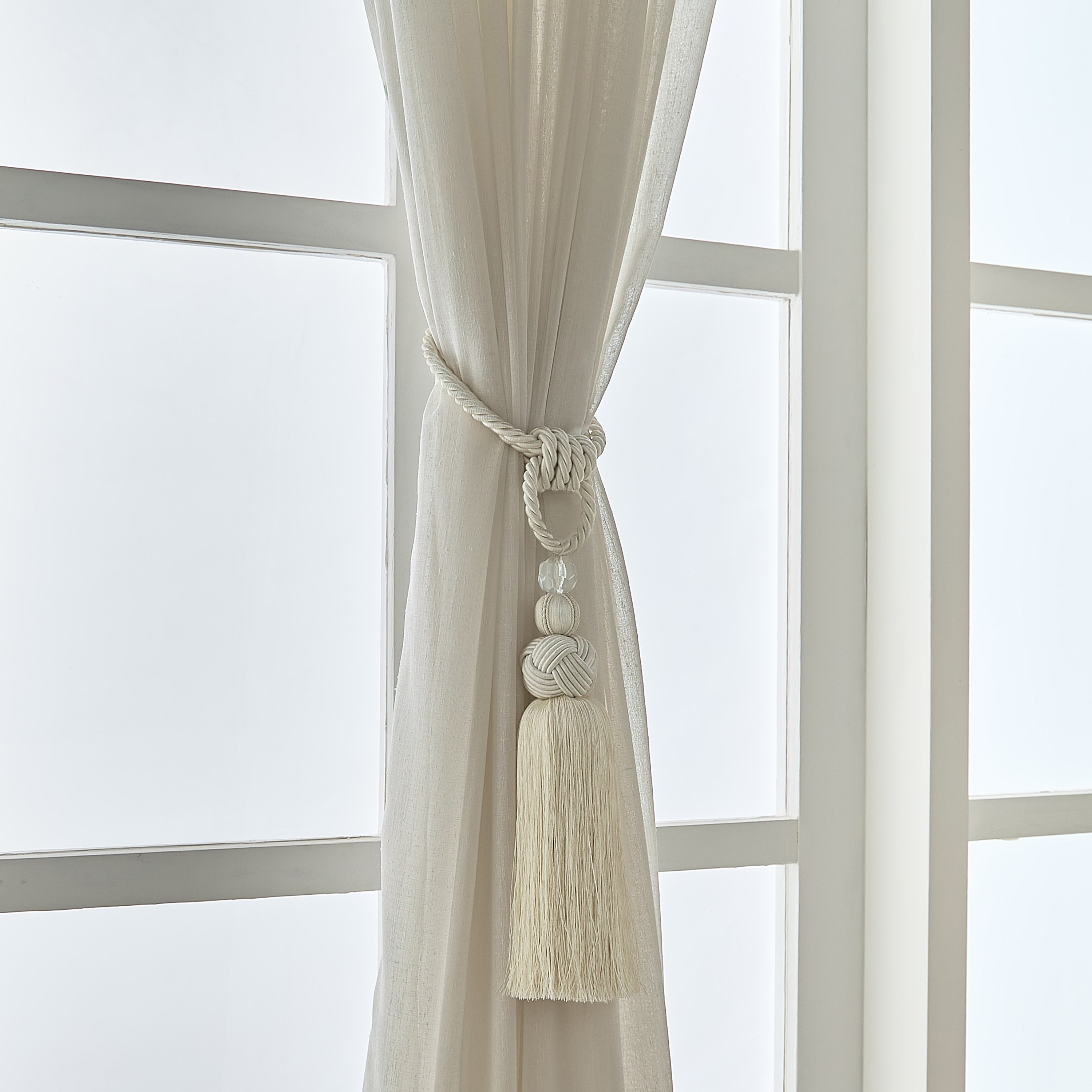 Braid Tassel Tieback - 70 cm-household-windows-curtainrodsandaccessories-windowaccessories-image-1