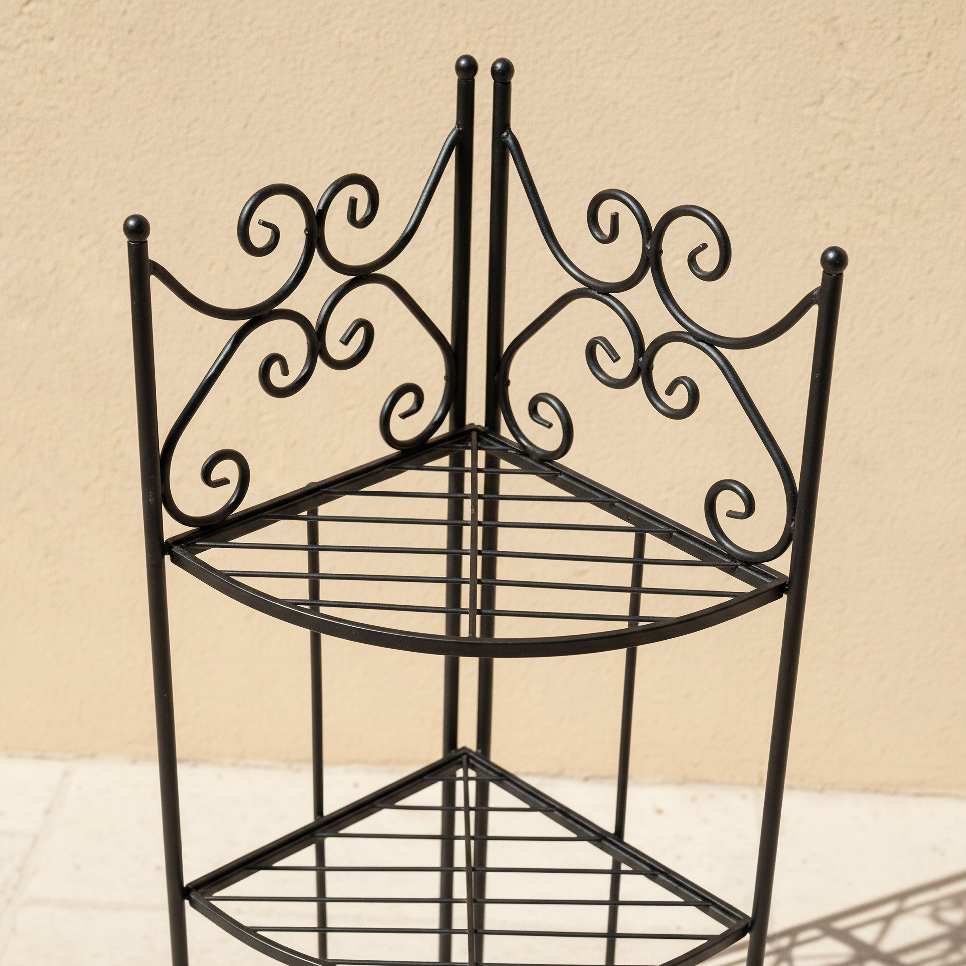 حامل زاوية معدني - سيكويا - 135 سم-household-gardenandoutdoor-trellisandstands-plantstands-image-2