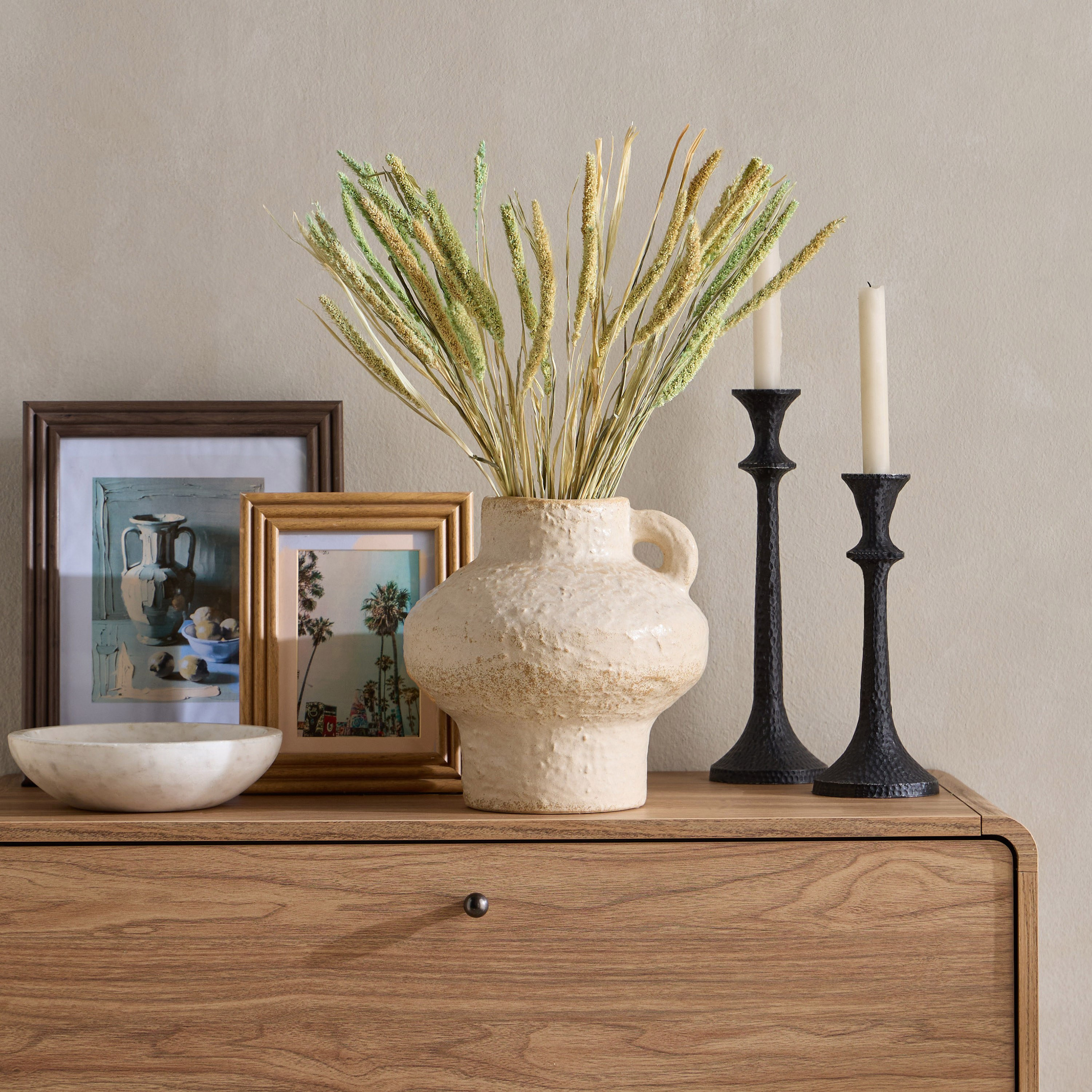 Fox Tail Pampas Decorative Bouquet - 50 cm-household-gardenandoutdoor-artificialflowersandplants-bundlesandbouquets-image-3