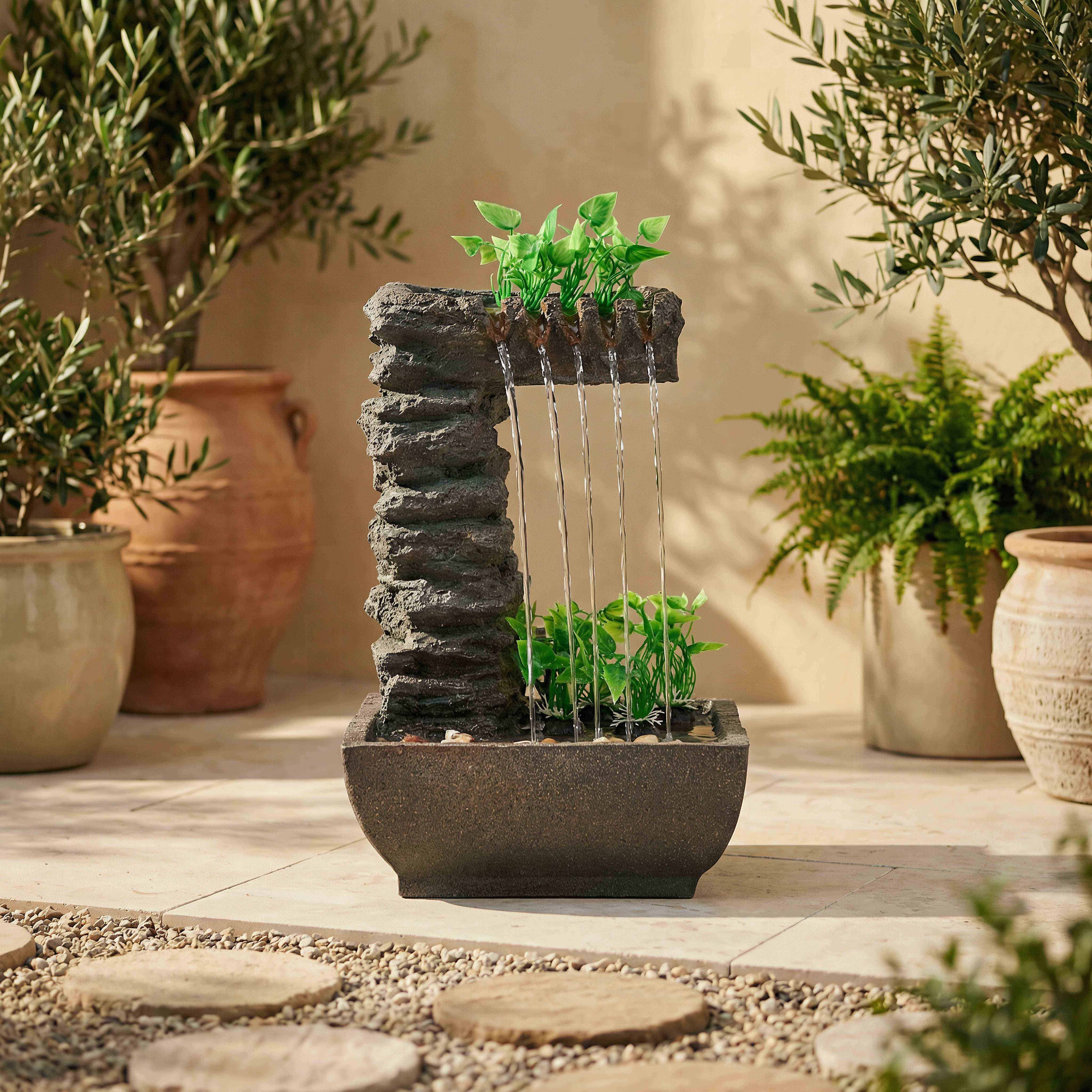 Celine Fountain with LED Light-household-gardenandoutdoor-fountains-image-5