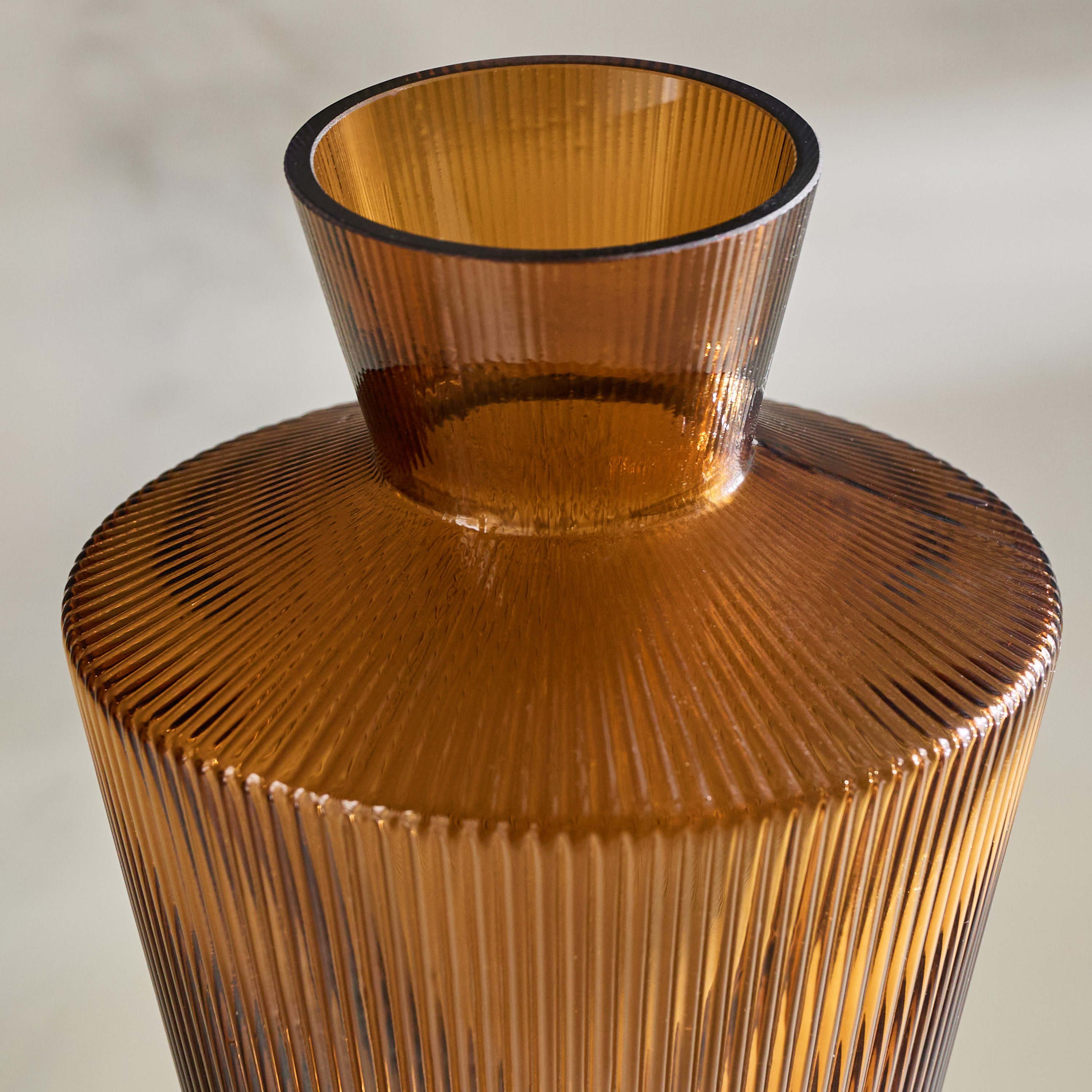 مزهرية زجاج - فانوس - 25 سم-household-decor-vasesandbowls-image-3