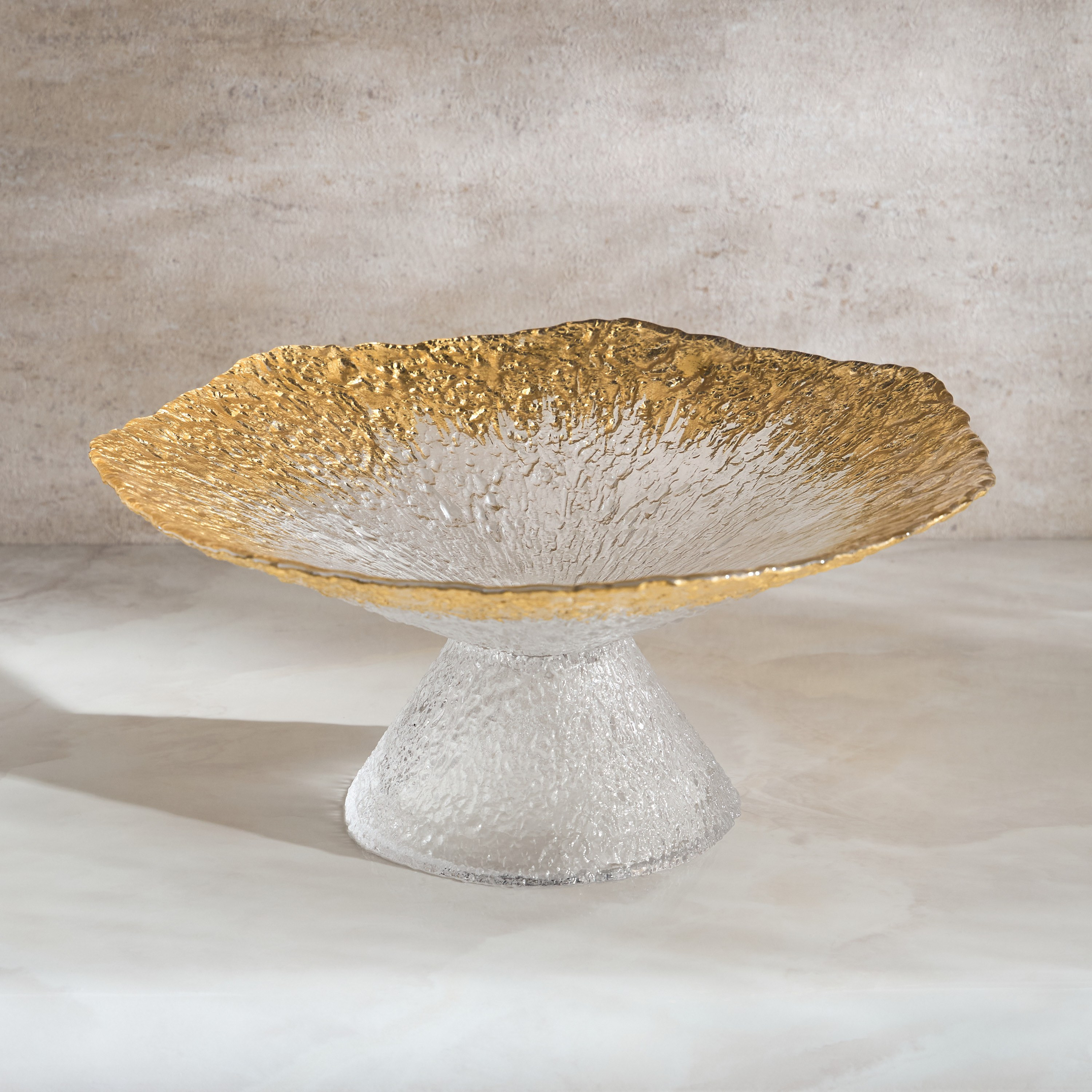 صحن ديكور زجاج - فانوس - 30x30 سم-household-decor-boxesandtrays-image-1
