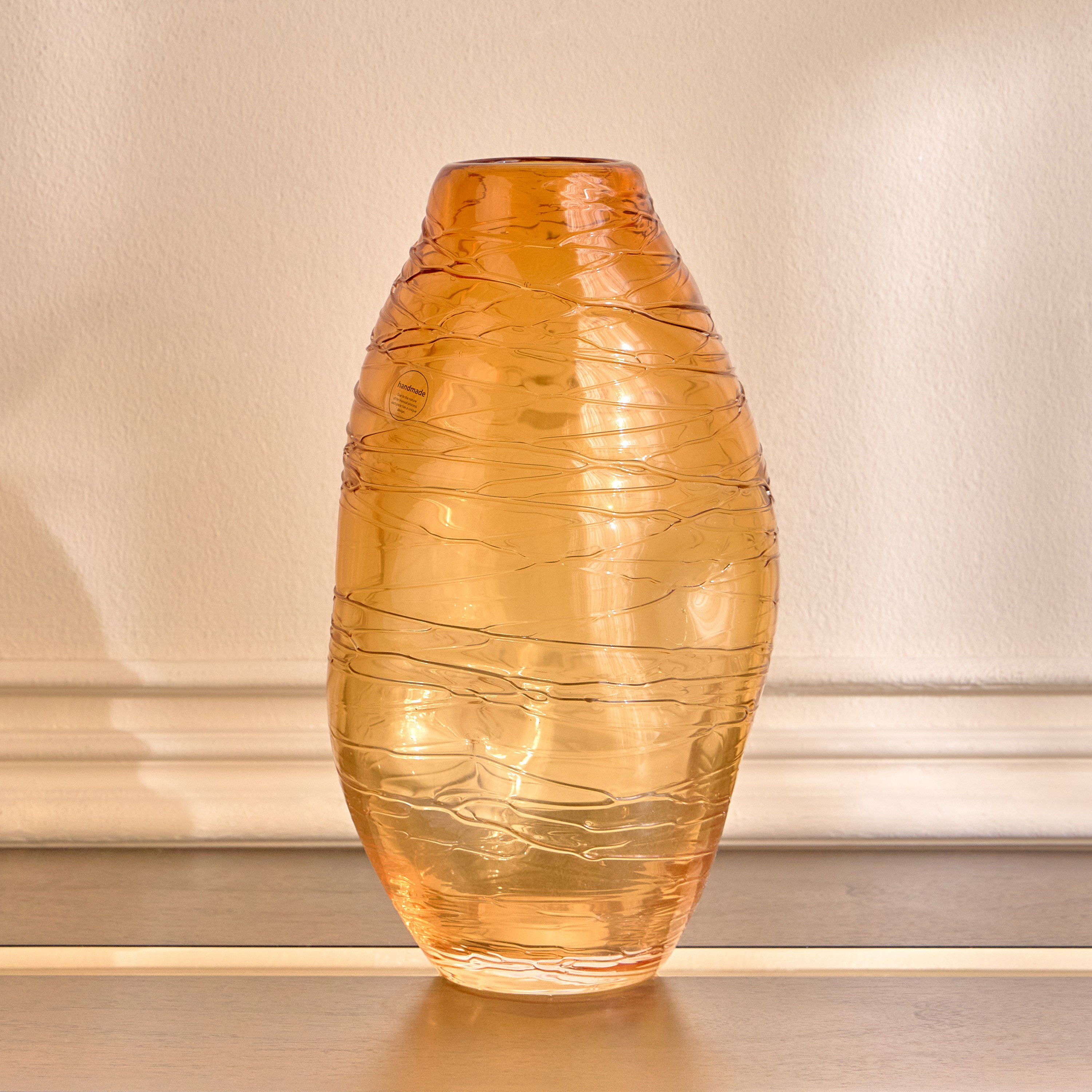 Dahab Glass Vase - 32 cm-household-decor-vasesandbowls-image-1