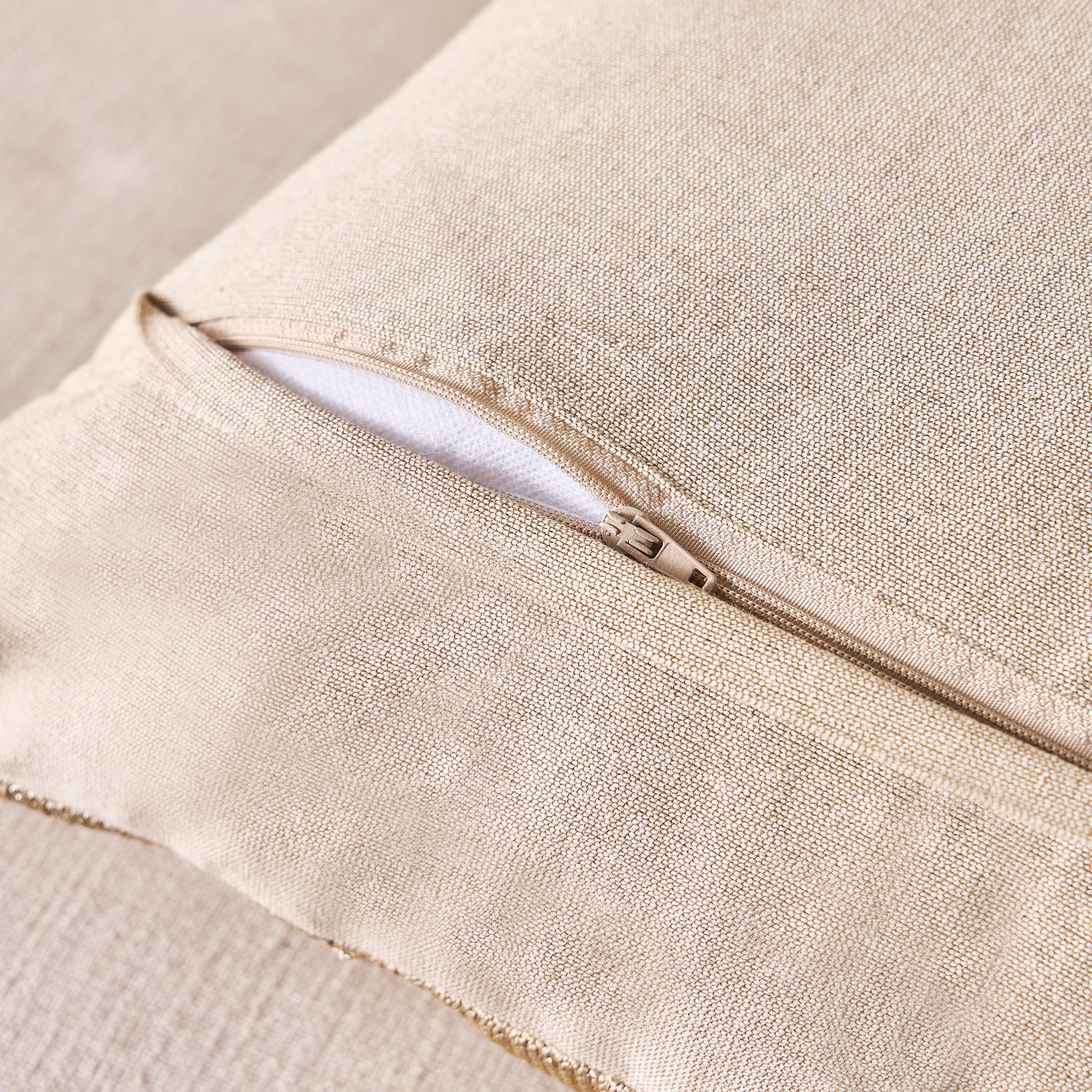 Lateef Embroidered Filled Cushion - 50x50 cm-household-cushionsandthrows-filledcushions-decorativecushions-image-7