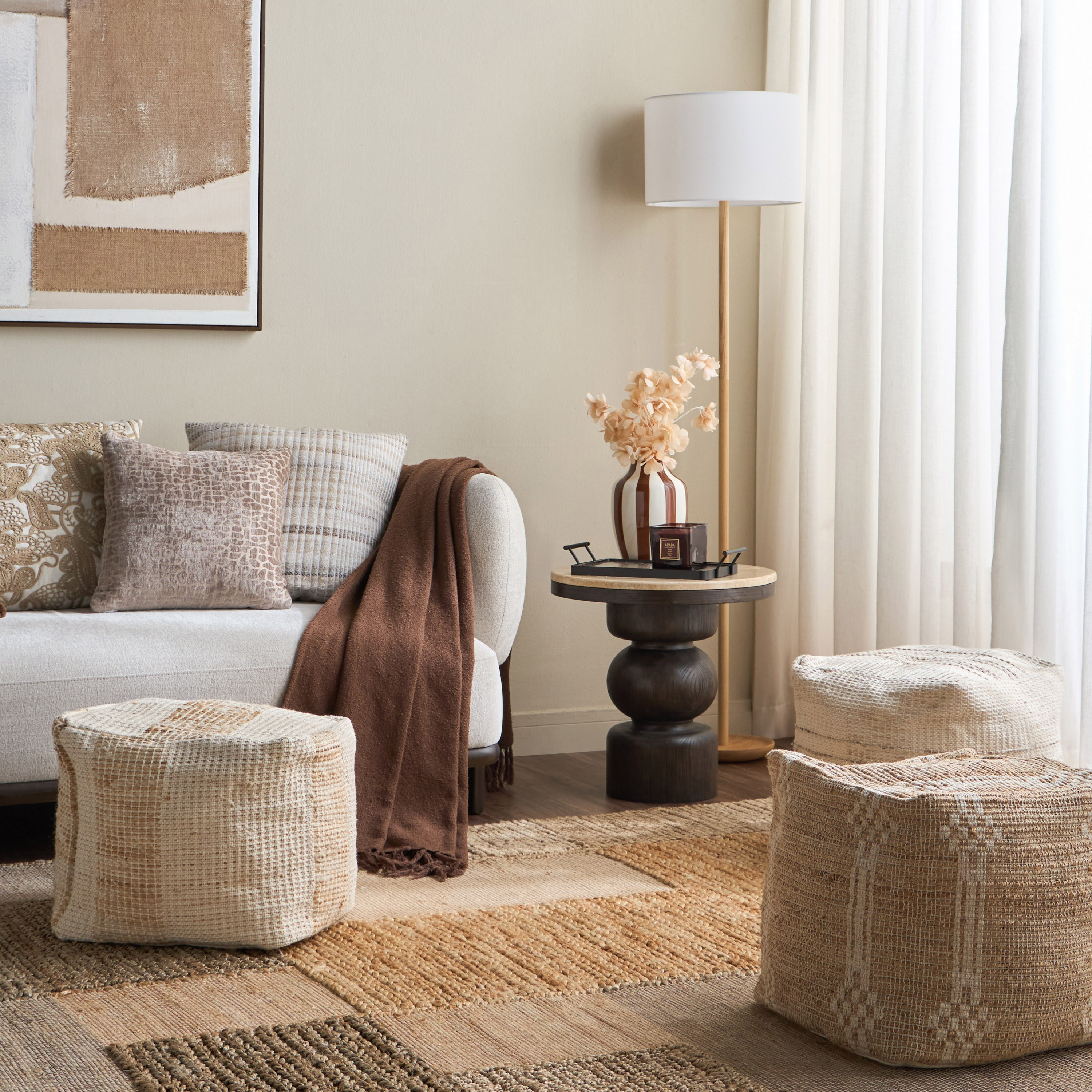 Kataleya Pouf - 40x40 cm-household-cushionsandthrows-floorcushions-image-4