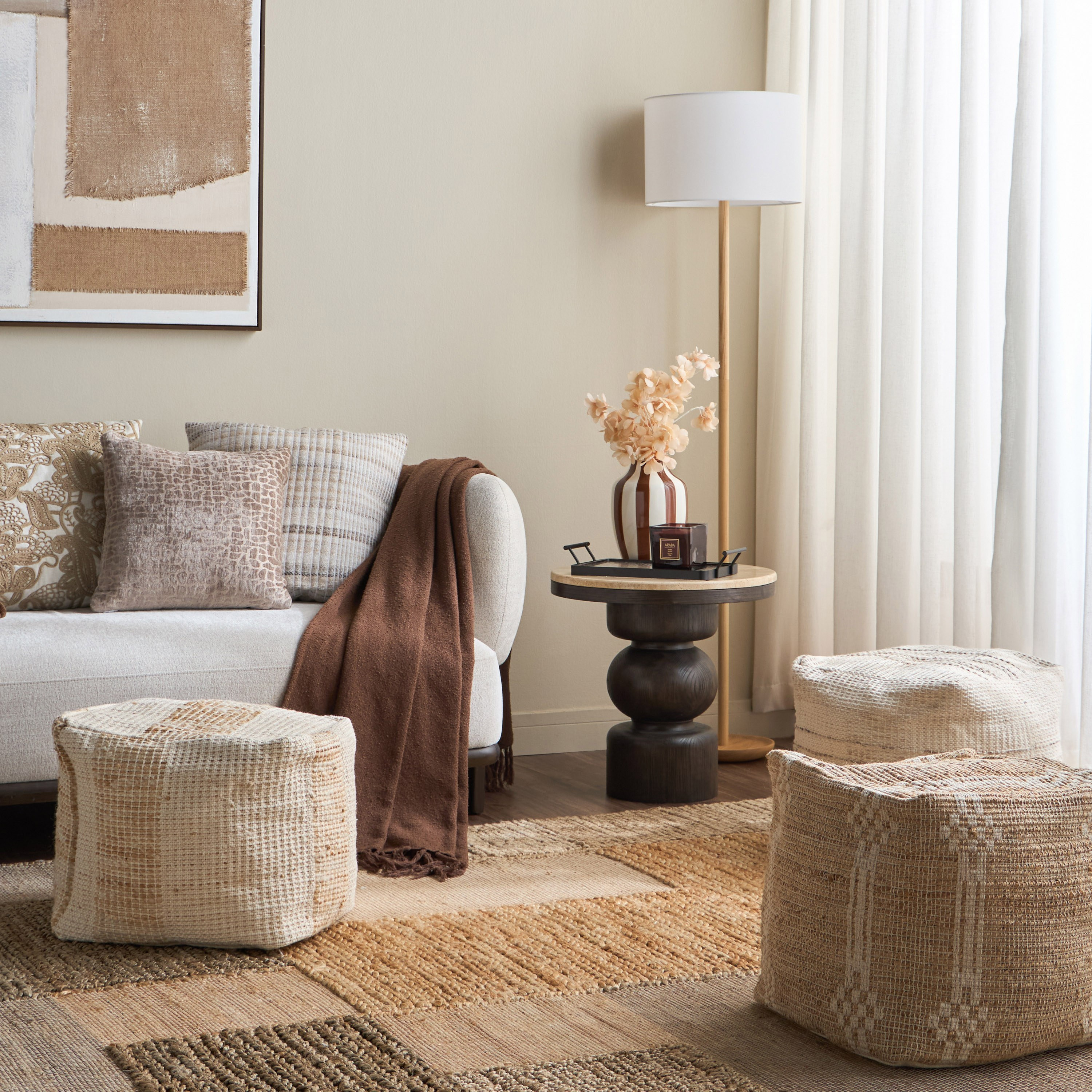Cyrus Pouf - 40x40 cm-household-cushionsandthrows-floorcushions-image-4