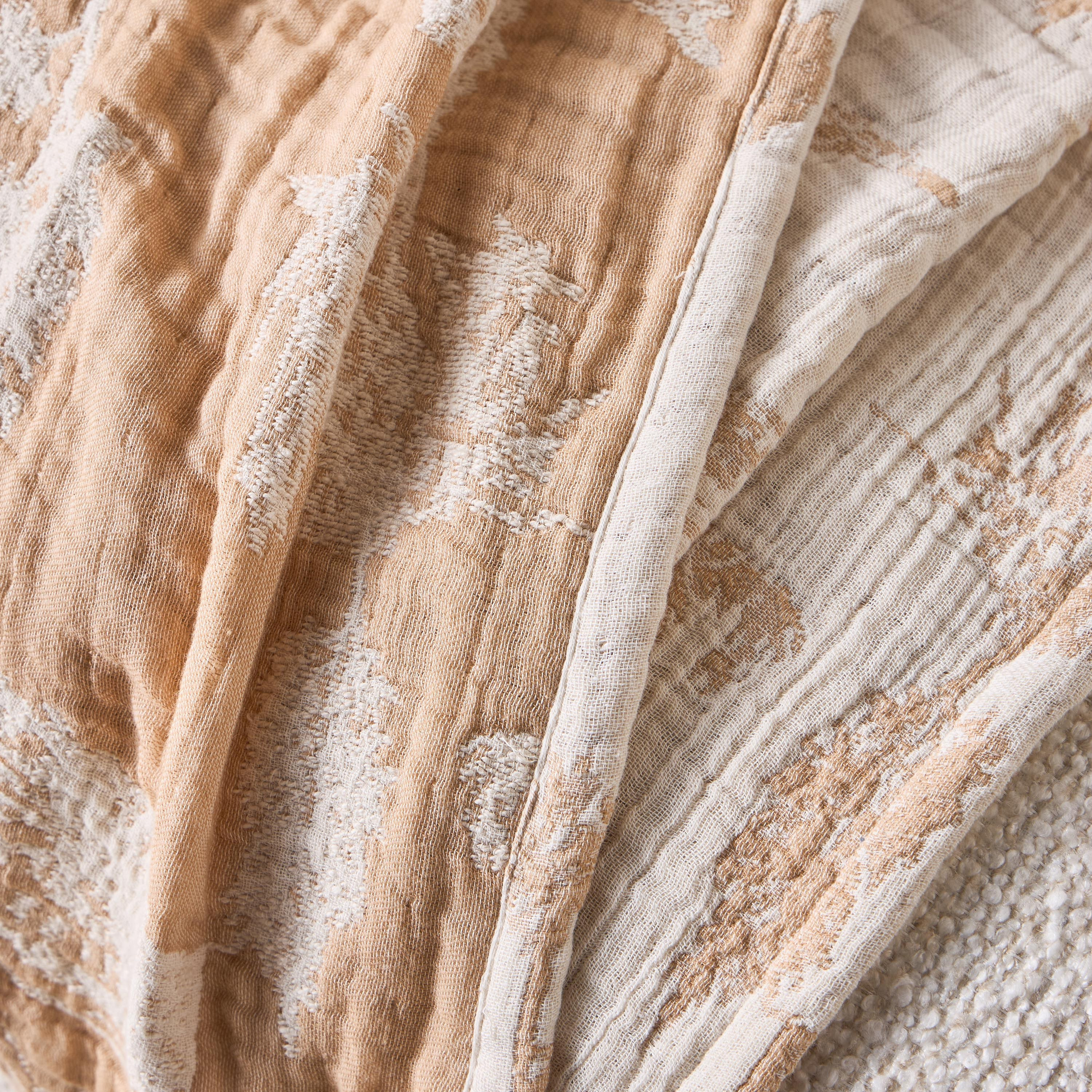 Aniyah Jacquard Cotton Throw - 130x170 cm-household-cushionsandthrows-throwsandblankets-throws-image-3