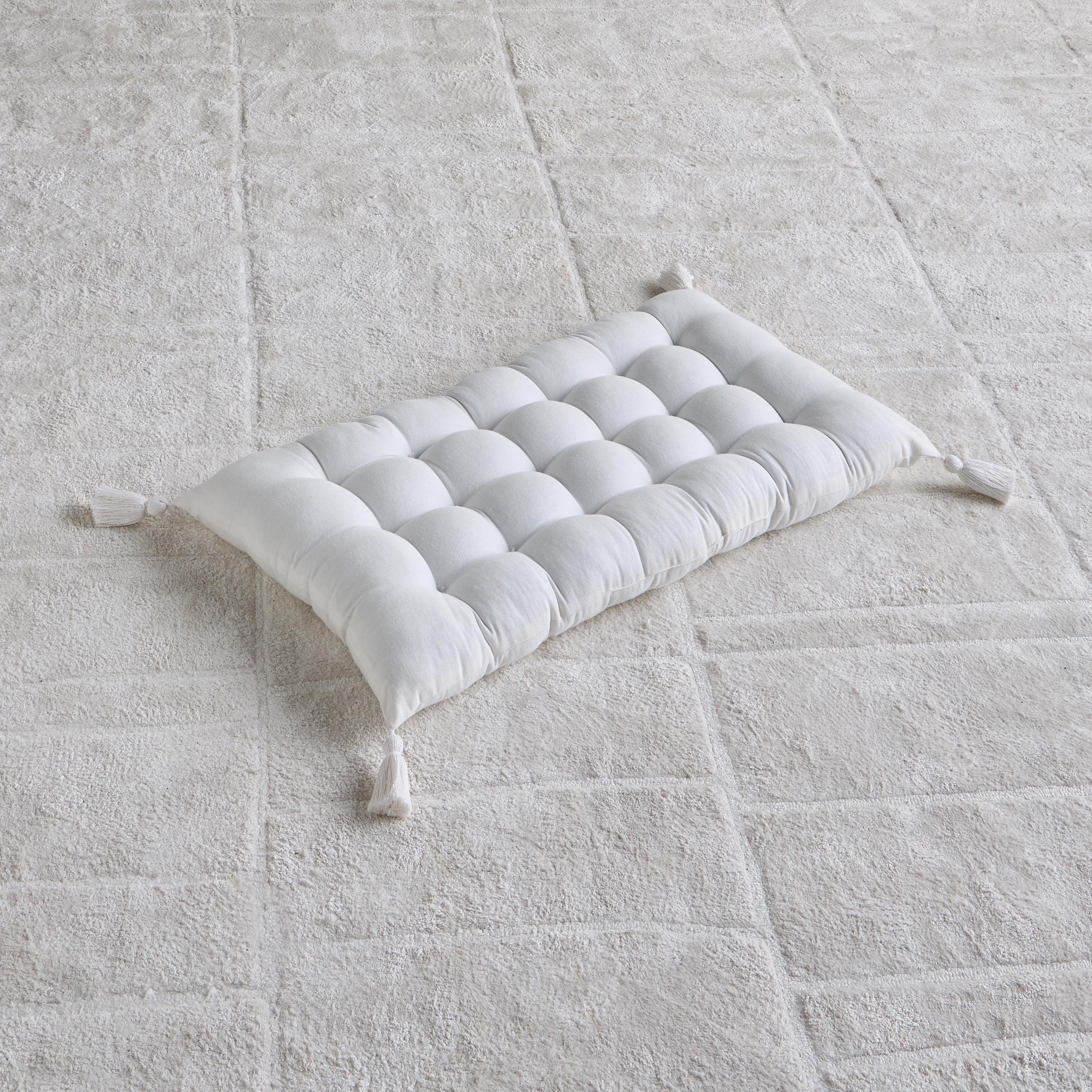 Amalia Tufted Floor Cushion - 40x80 cm-household-cushionsandthrows-floorcushions-image-1