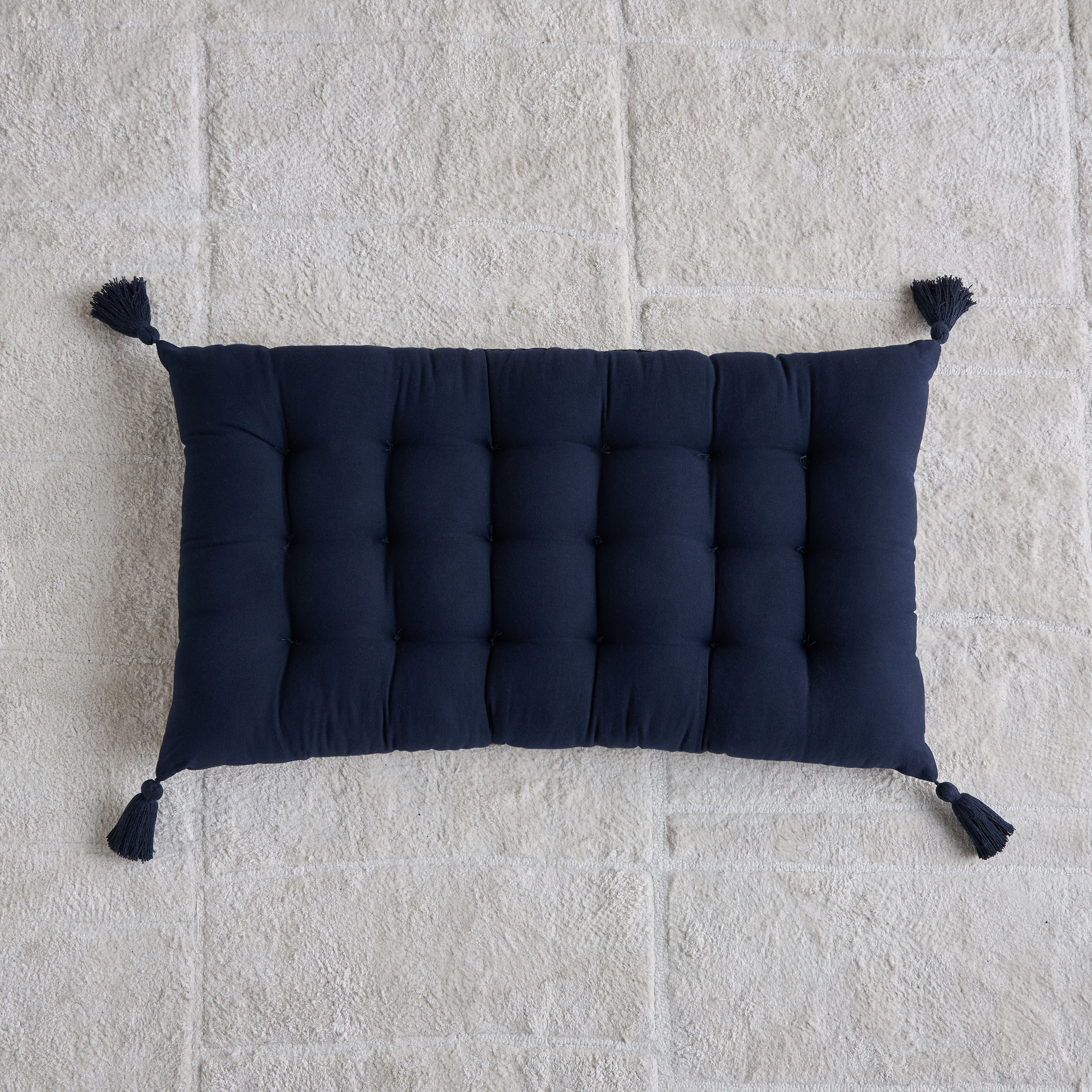 Amalia Tufted Floor Cushion - 40x80 cm-household-cushionsandthrows-floorcushions-image-2