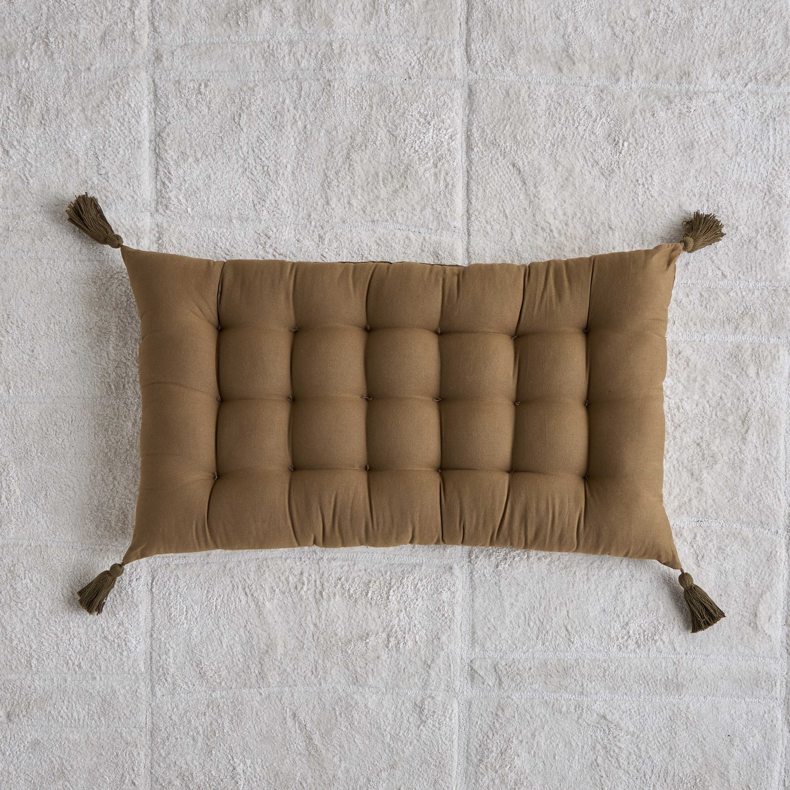 Amalia Tufted Floor Cushion - 40x80 cm-household-cushionsandthrows-floorcushions-image-2