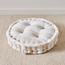 Lyla Slub Stripes Floor Cushion - 50x50 cm-household-cushionsandthrows-floorcushions-image-1
