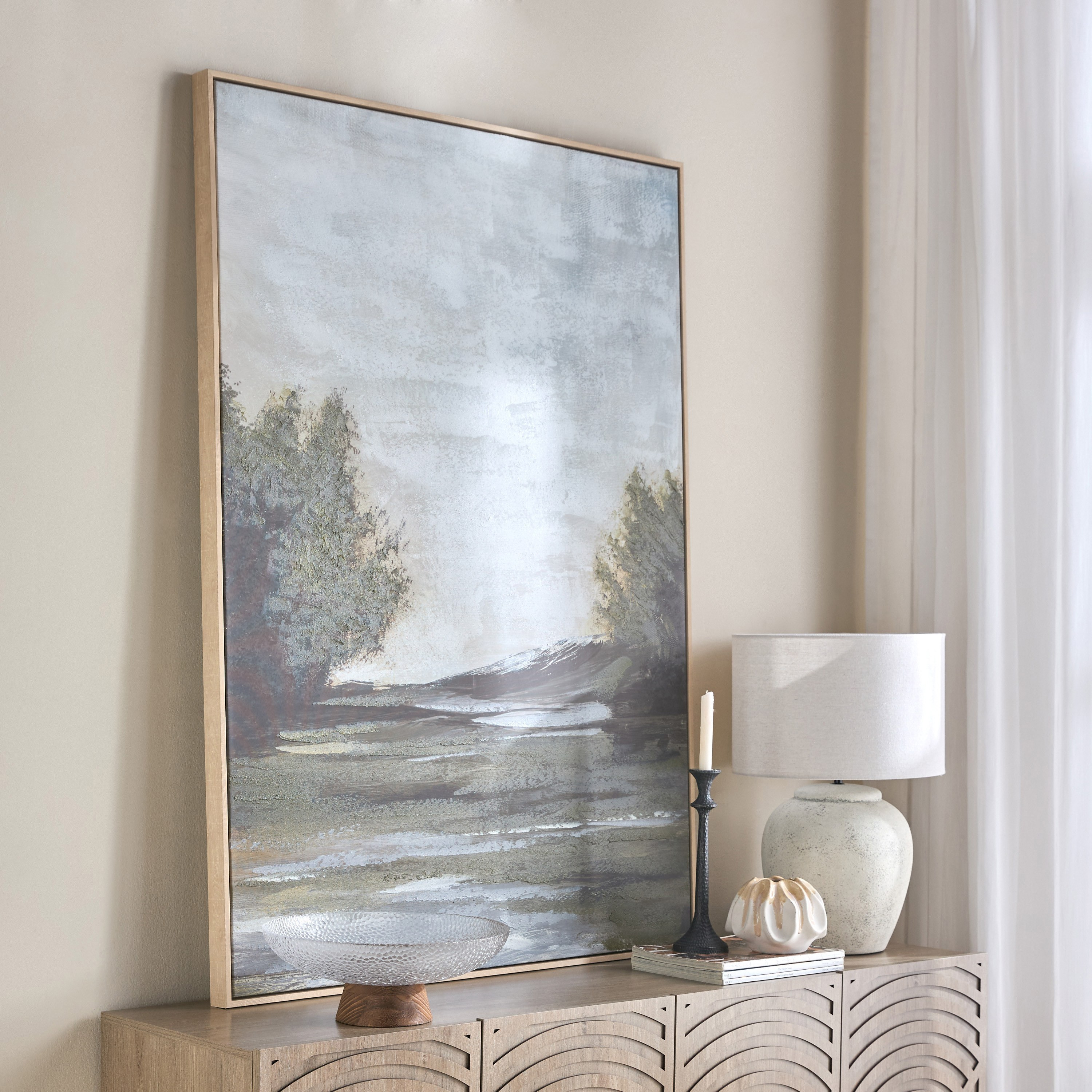 Henjil Framed Canvas Wall Art - 140x100 cm-household-walldecorandmirrors-wallart-image-3