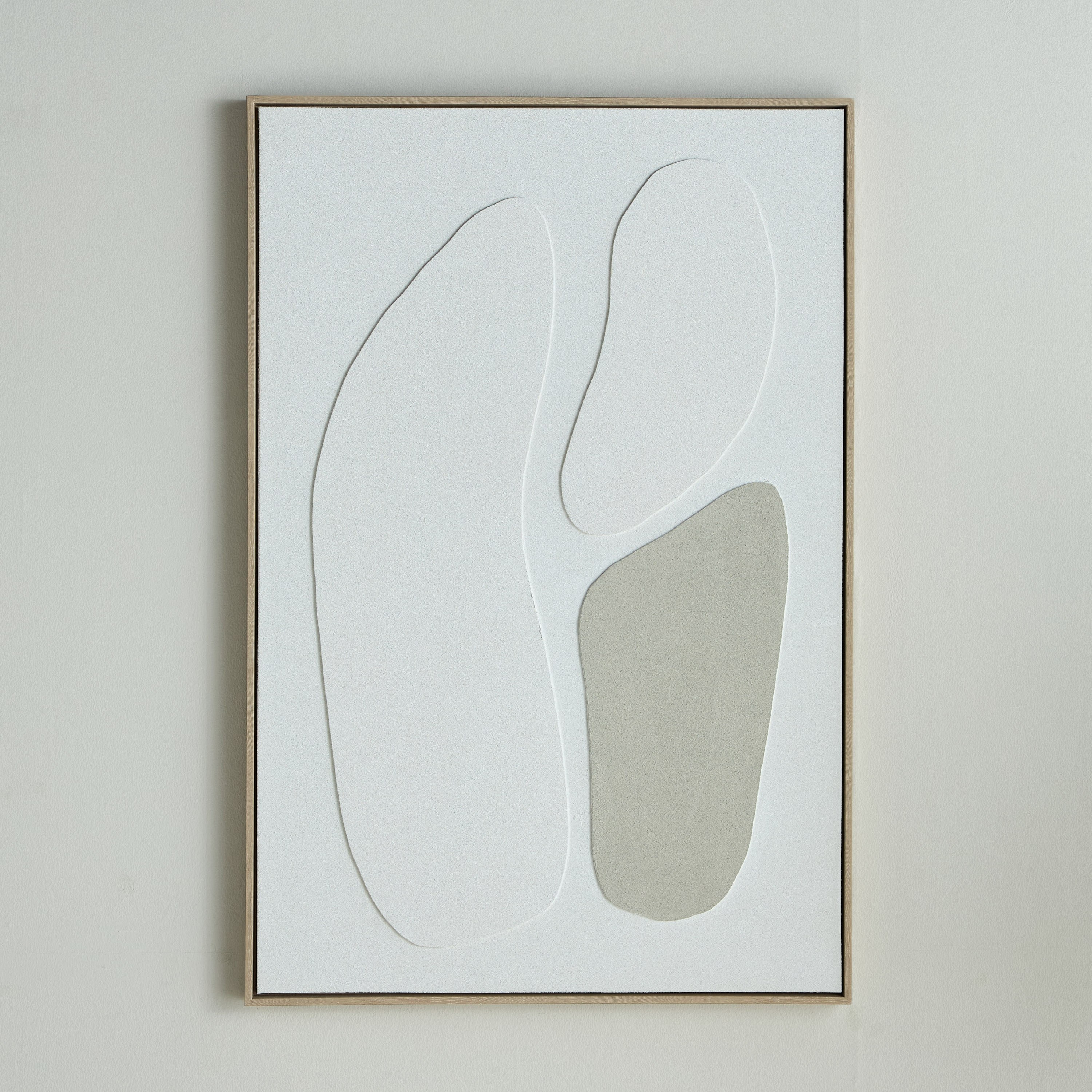 Askja 3D Hand-Painted Framed Canvas Wall Art - 80x120 cm