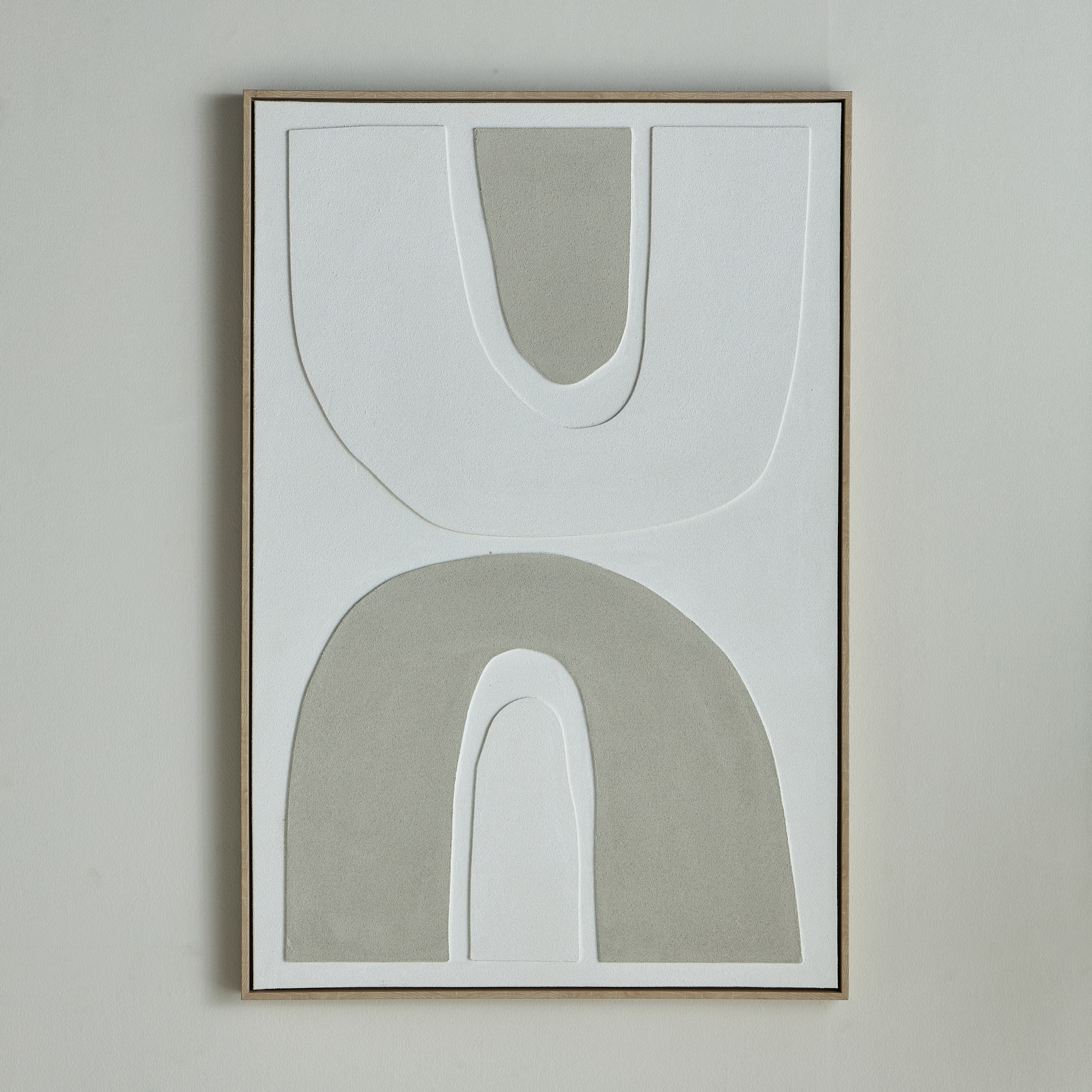 Hekla 3D Hand-Painted Framed Canvas Wall Art - 80x120 cm