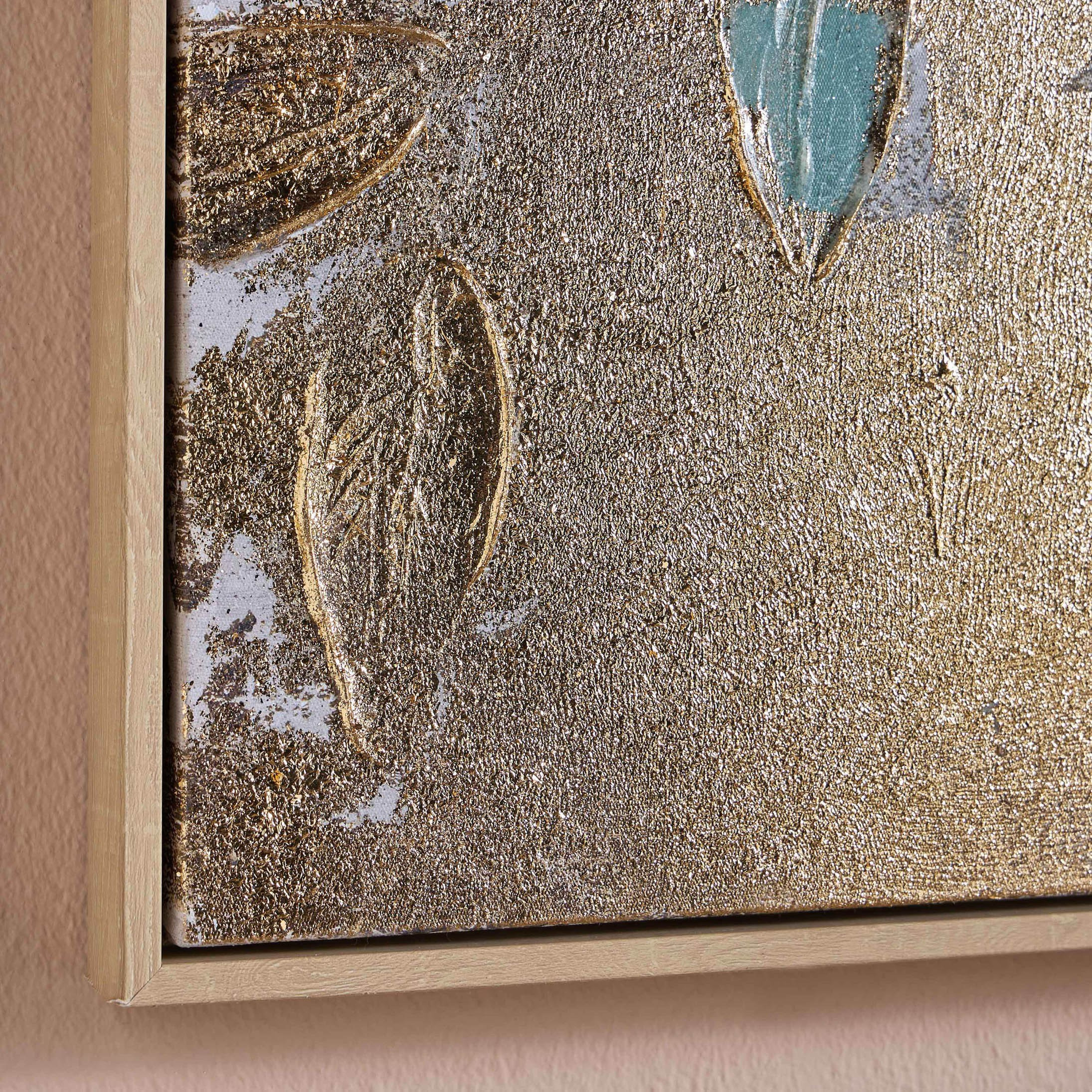Gull Hand-Painted Framed Canvas Wall Art - 100x100 cm-household-walldecorandmirrors-wallart-image-2