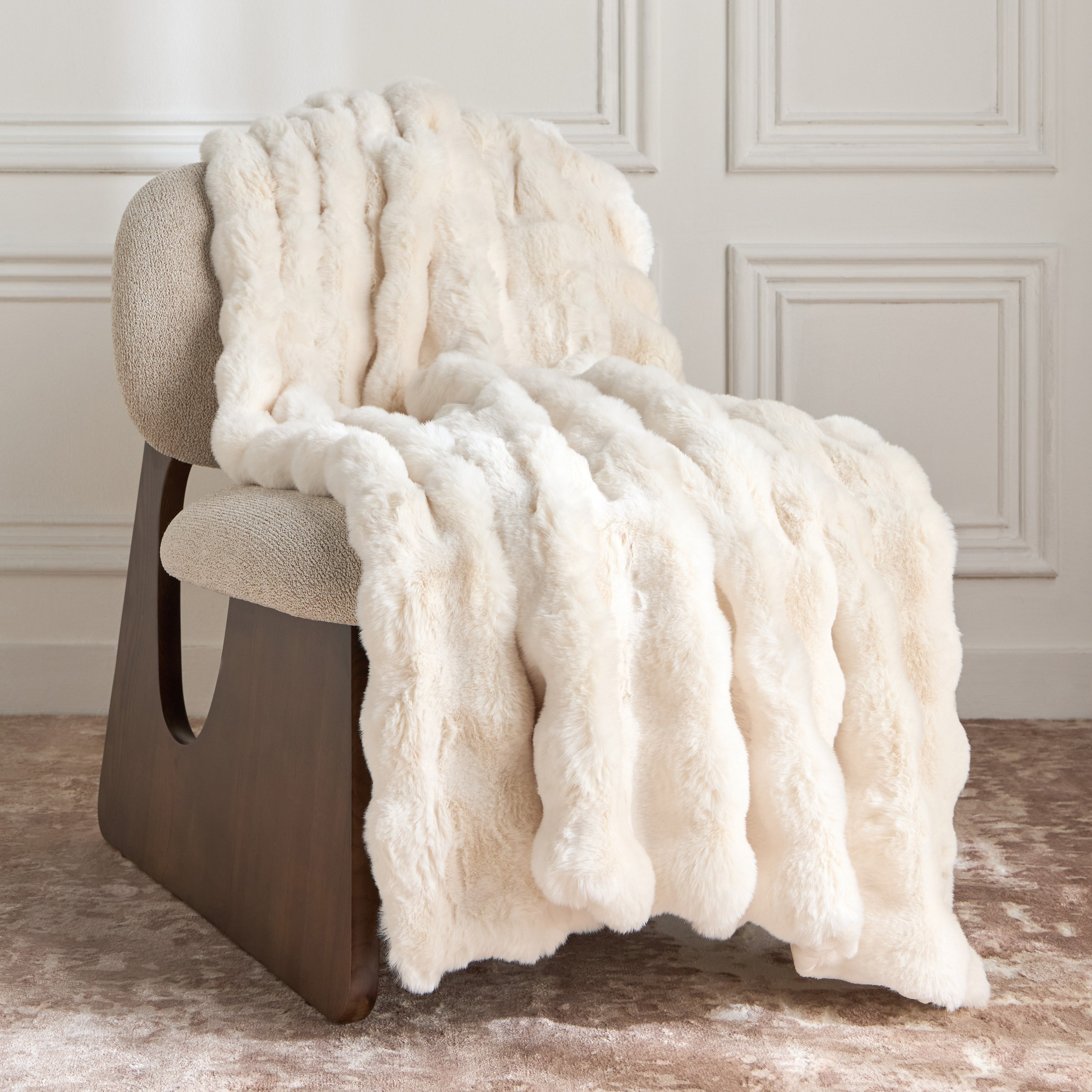 بطانية فرو أرنب - جيسيكا - 160x220 سم-household-bedding-blankets-image-1