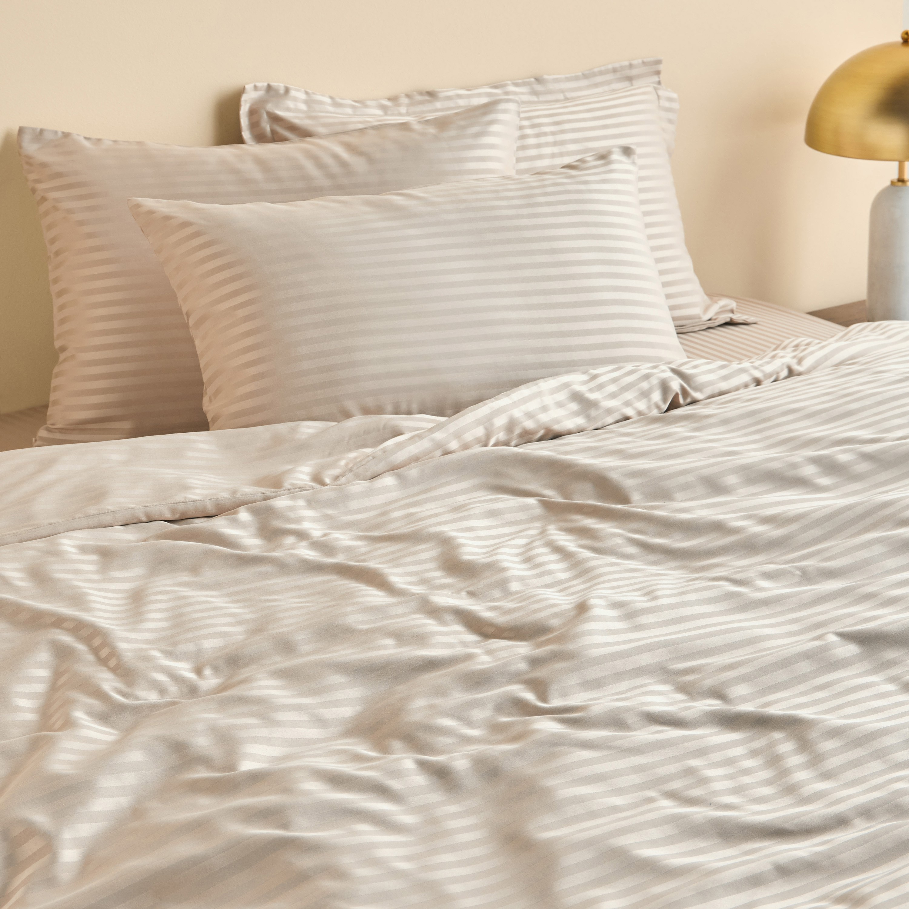 طقم غطاء لحاف فردي مخطط قطعتين - هوتيل - 135x200 سم-household-bedding-duvetandcovers-duvetcovers-image-6