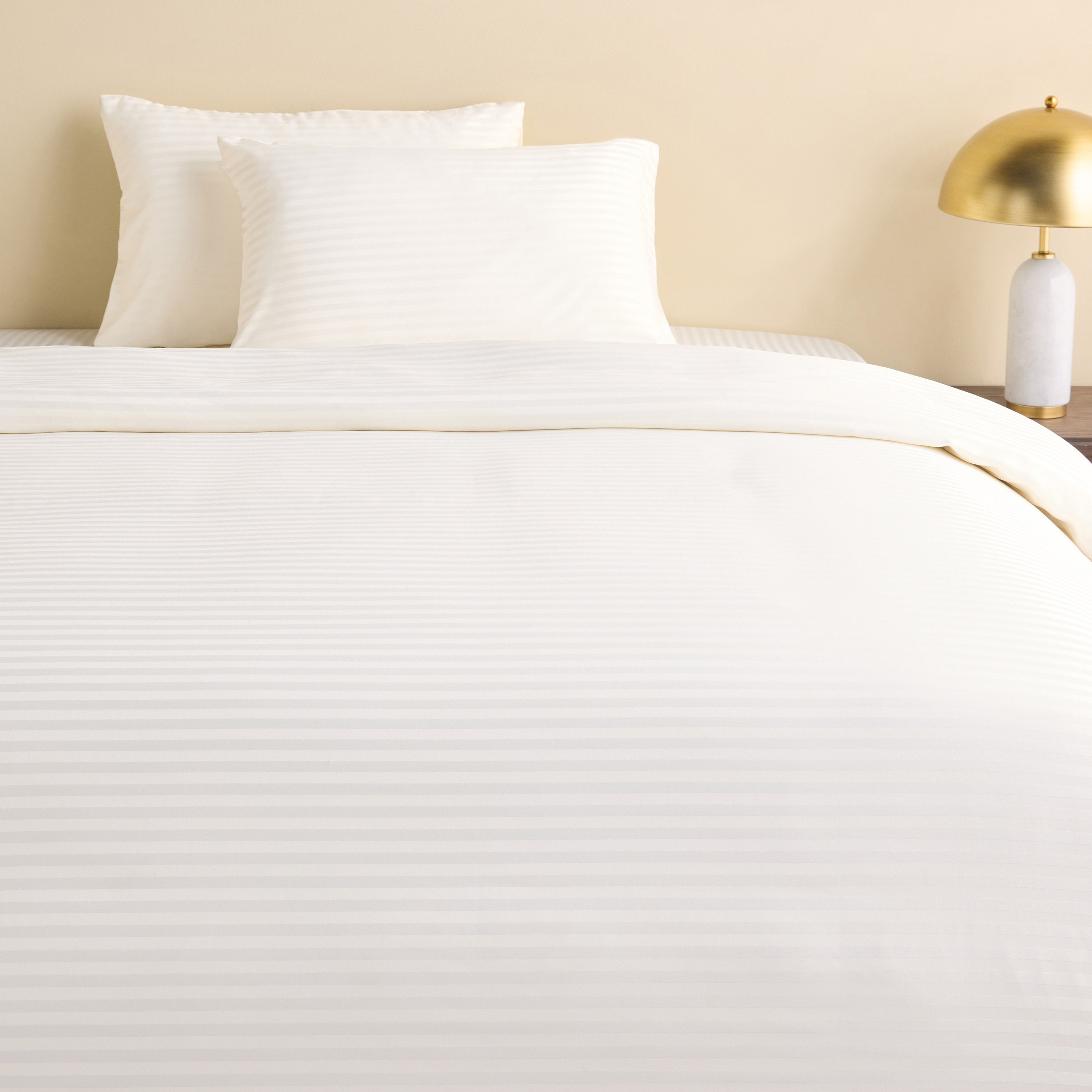 طقم غطاء لحاف فردي مخطط قطعتين - هوتيل - 135x200 سم-household-bedding-duvetandcovers-duvetcovers-image-2