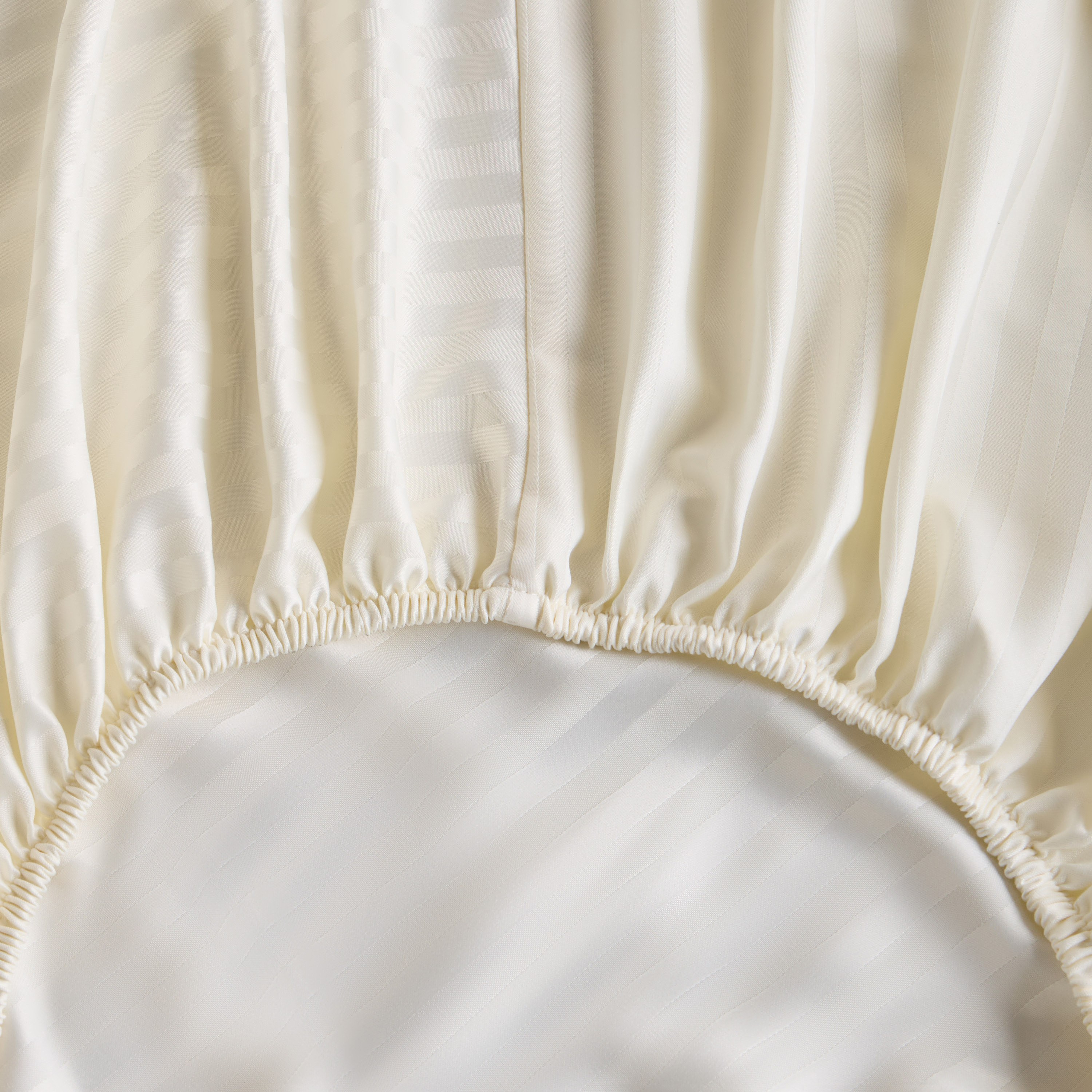 Hotel Stripe Full Fitted Sheet - 120x200 cm-household-bedding-sheetsandpillowcases-fittedsheets-image-2